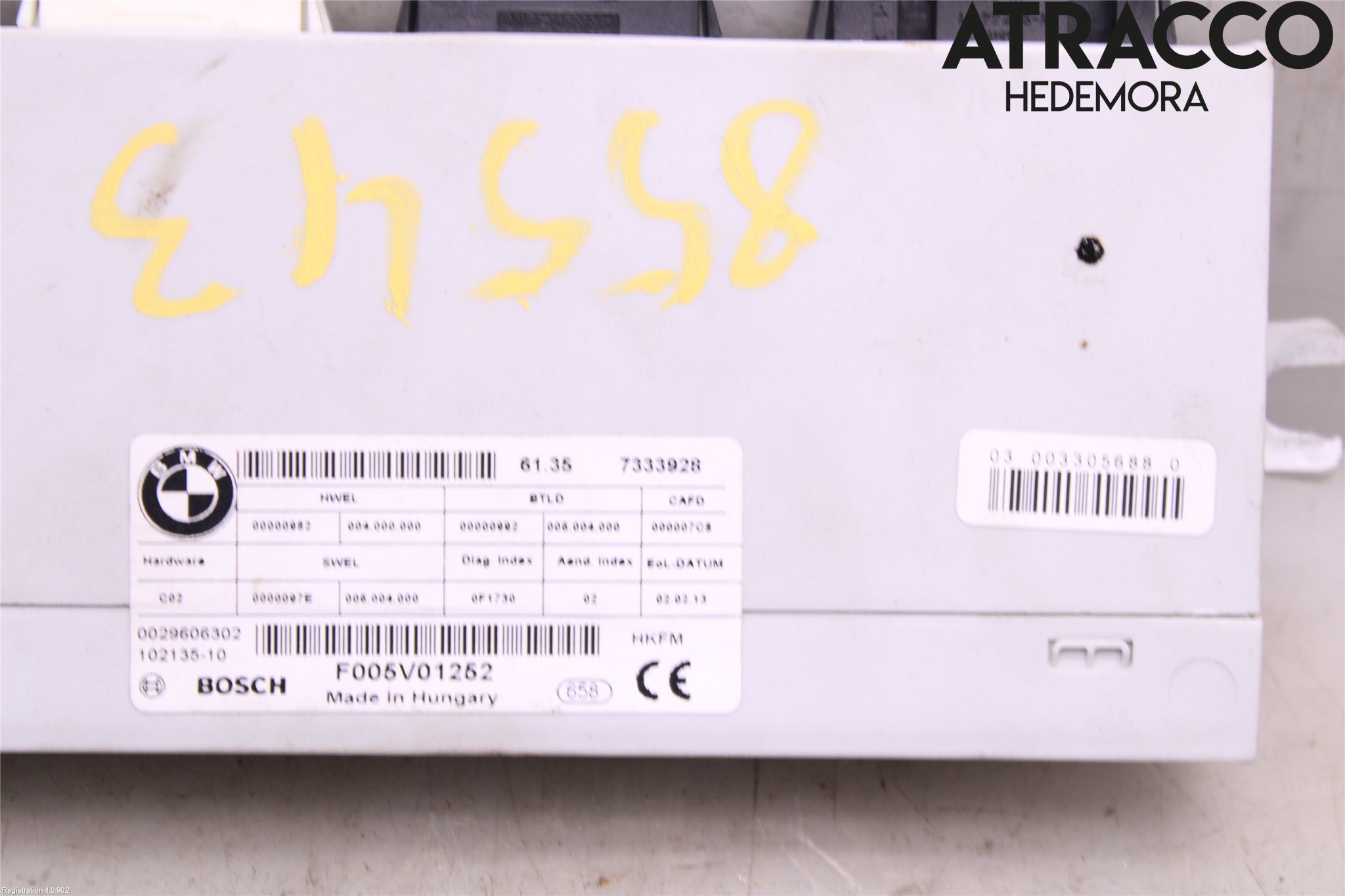 BMW 5 F10/F11/F18 09-17 Styreenhet Klima