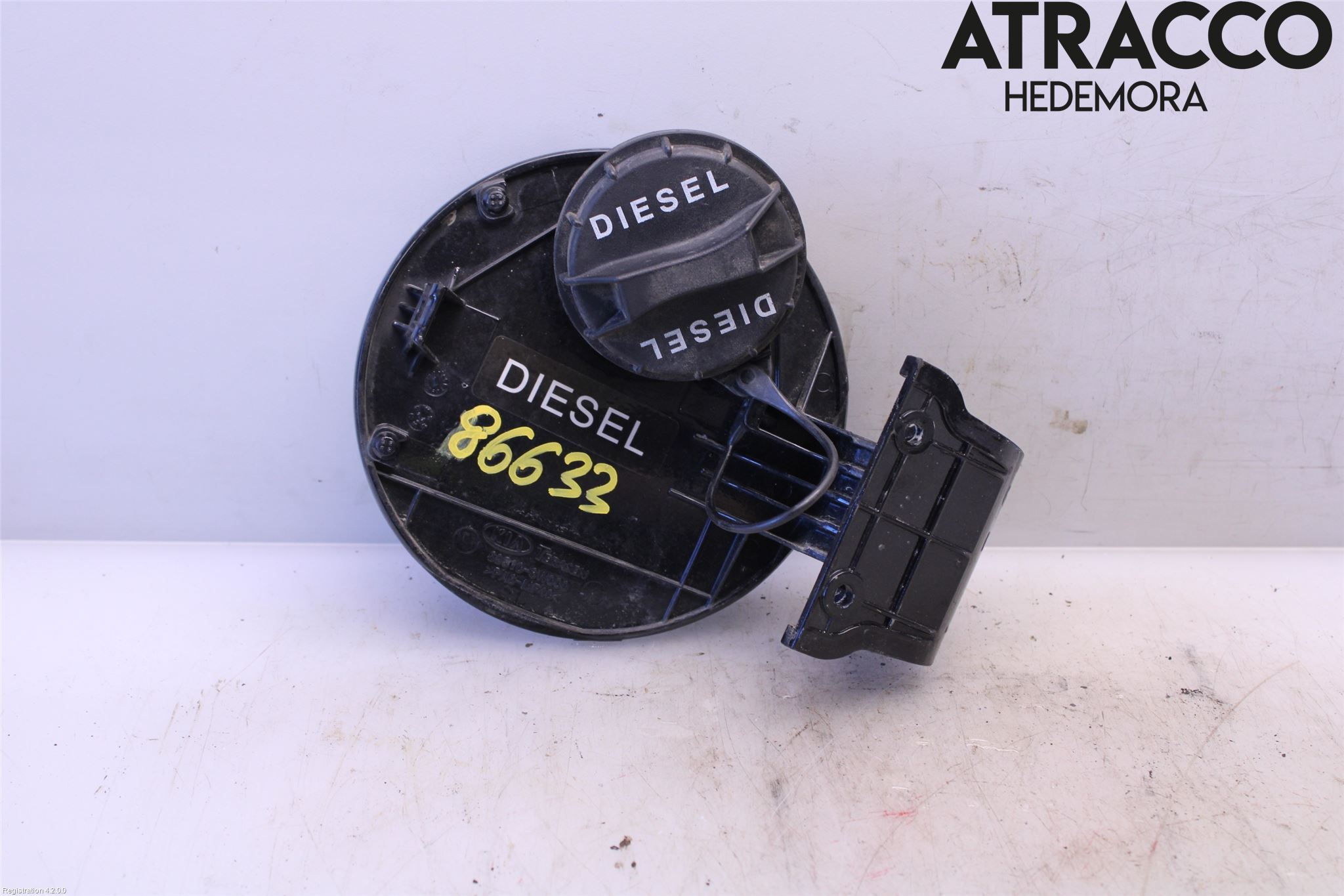 Kia SPORTAGE (SL) 11-15 Drivstoff Tankluke