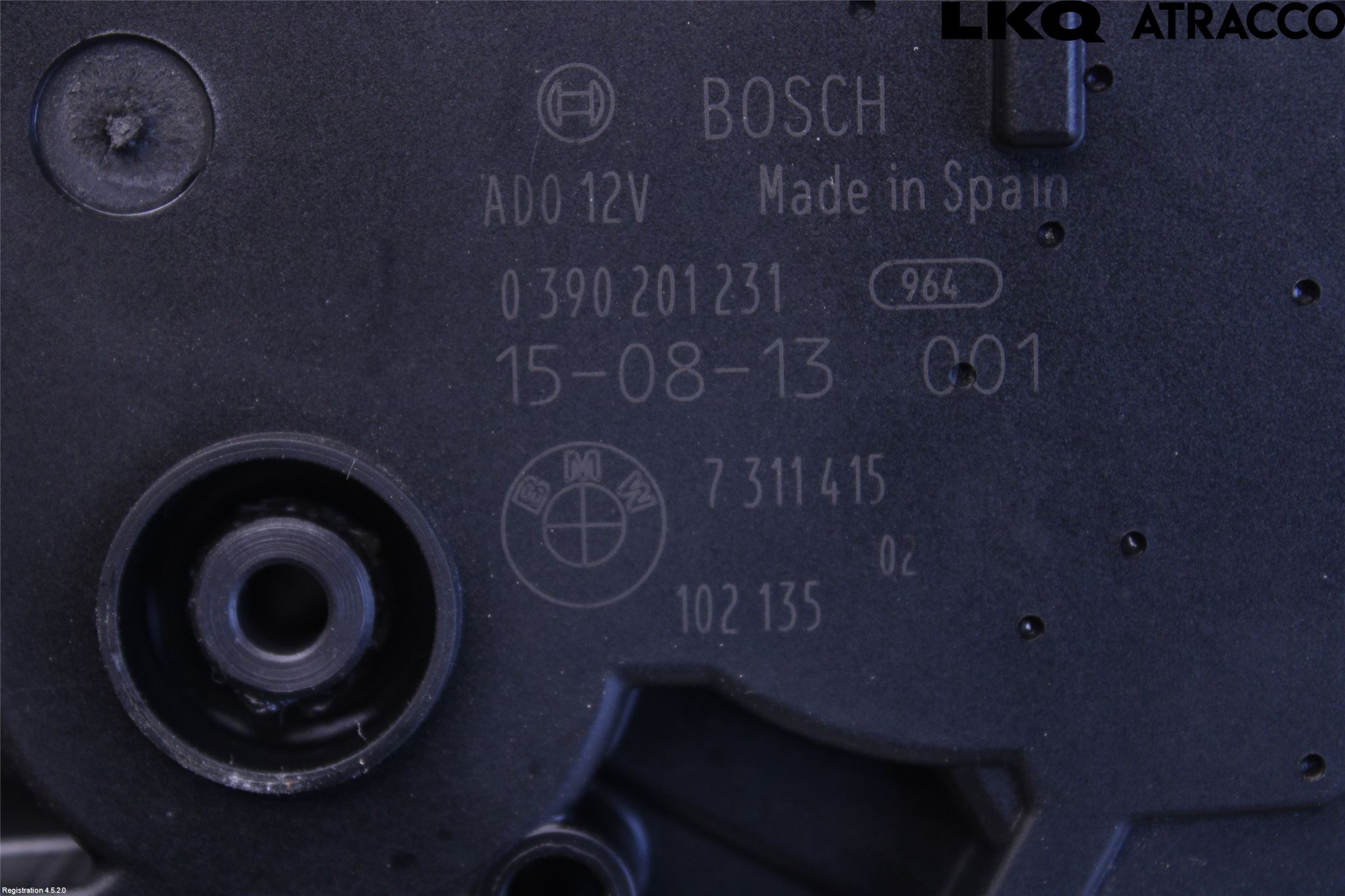 BMW 3 F30/F31/F80 12-19 Viskermotor Bakluke