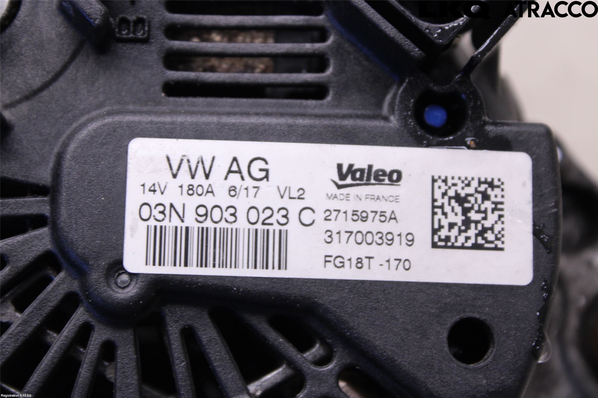 Volkswagen VW TRANSP/CARAVELLE (T6) 16-22 Dynamo