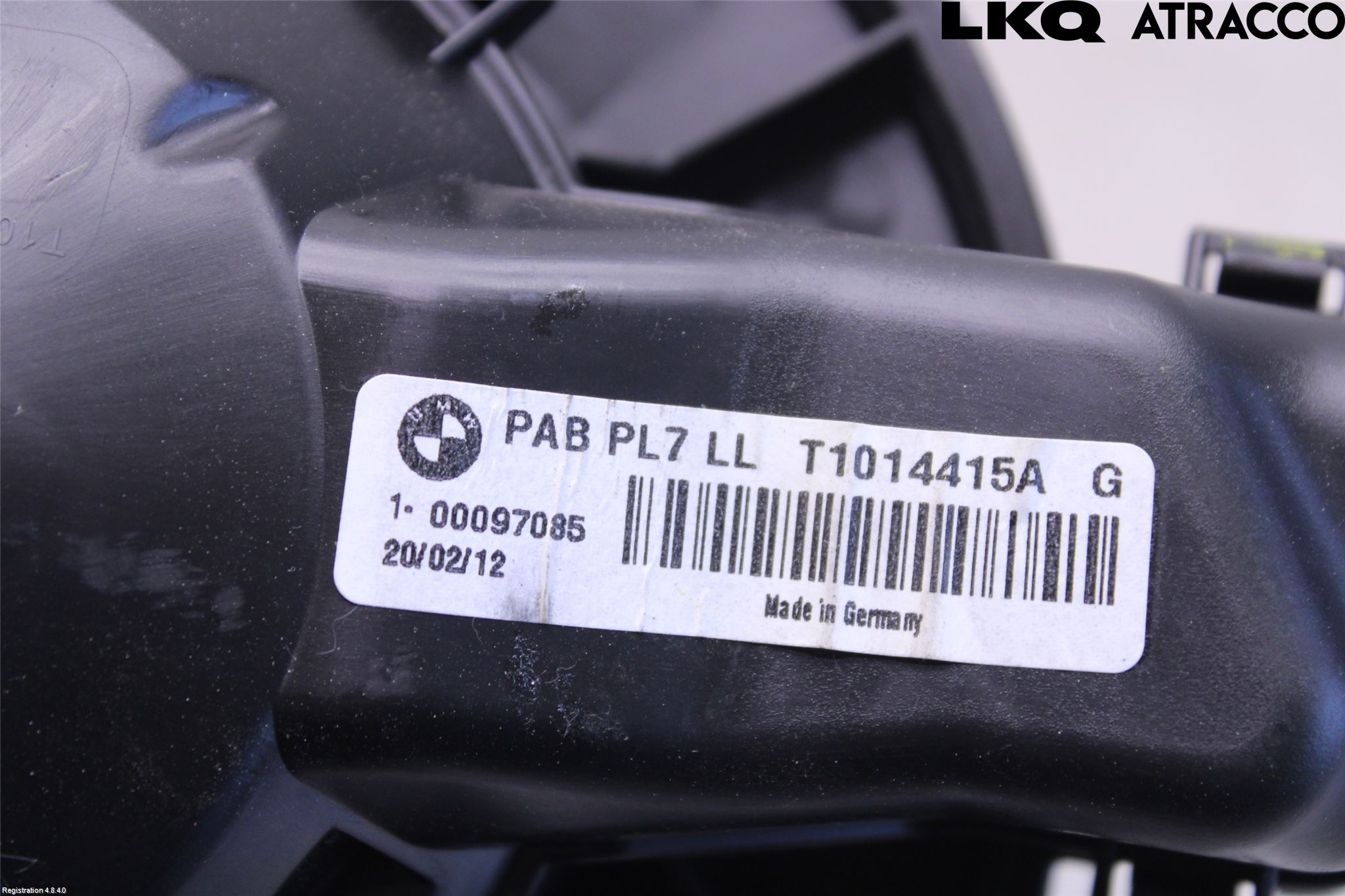 BMW 1 F20/F21 11-19 Varme Ac Varmeapparatvifte