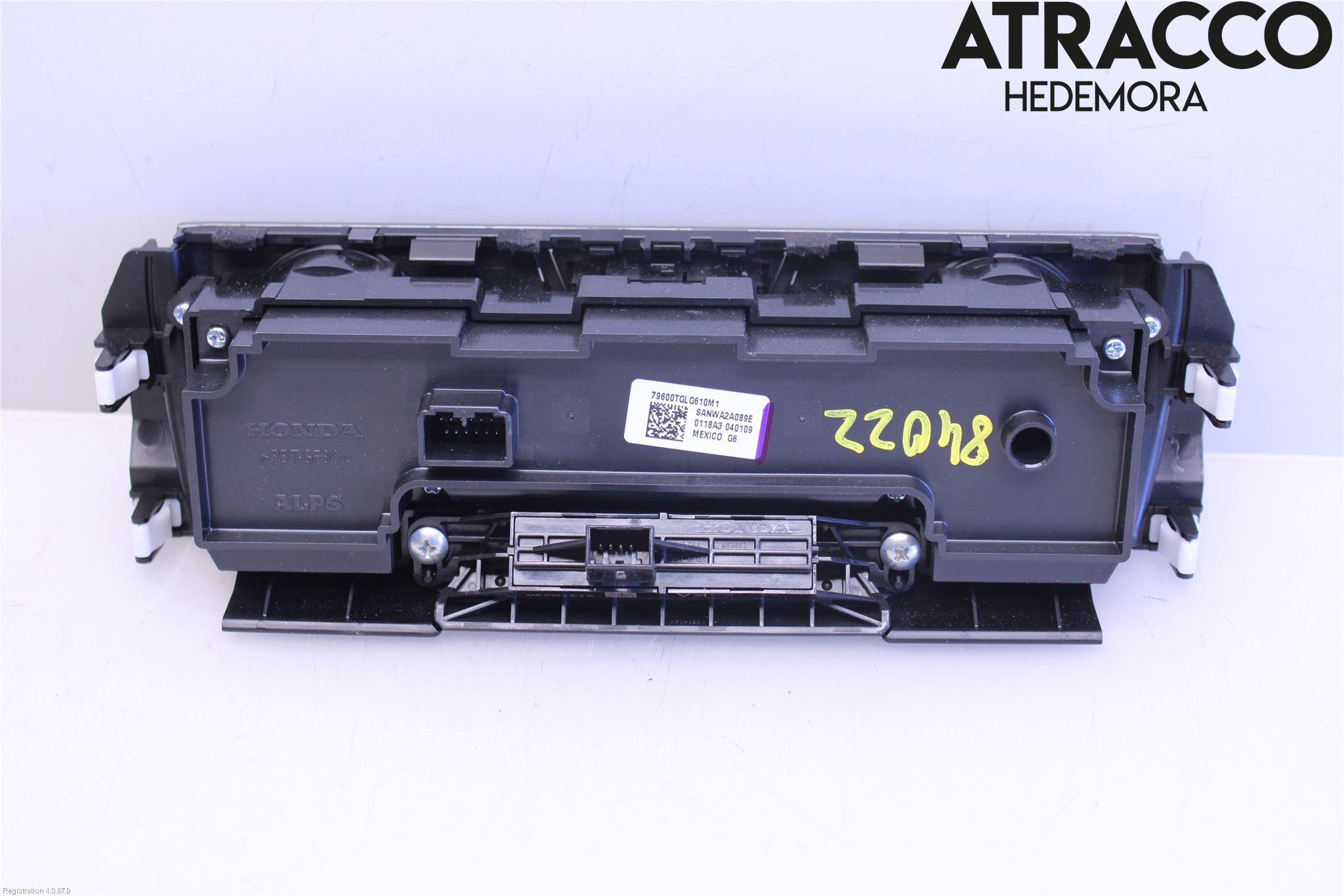 Honda CIVIC 17-22 Varme Ac Betjening-Display