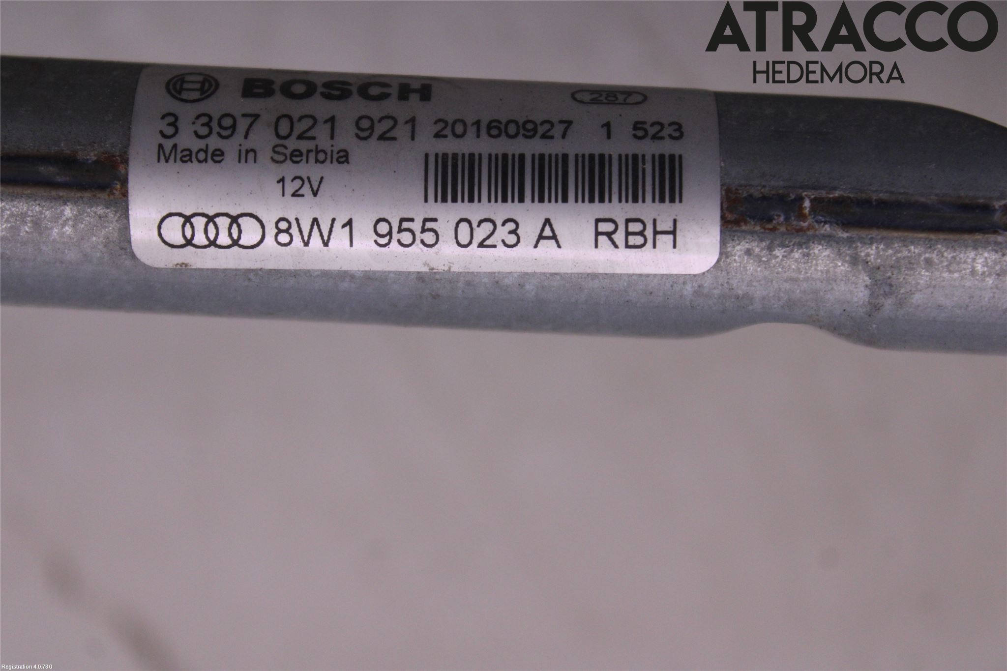 Audi A4/S4 B9 16-19 Viskeroverføring Frontrute