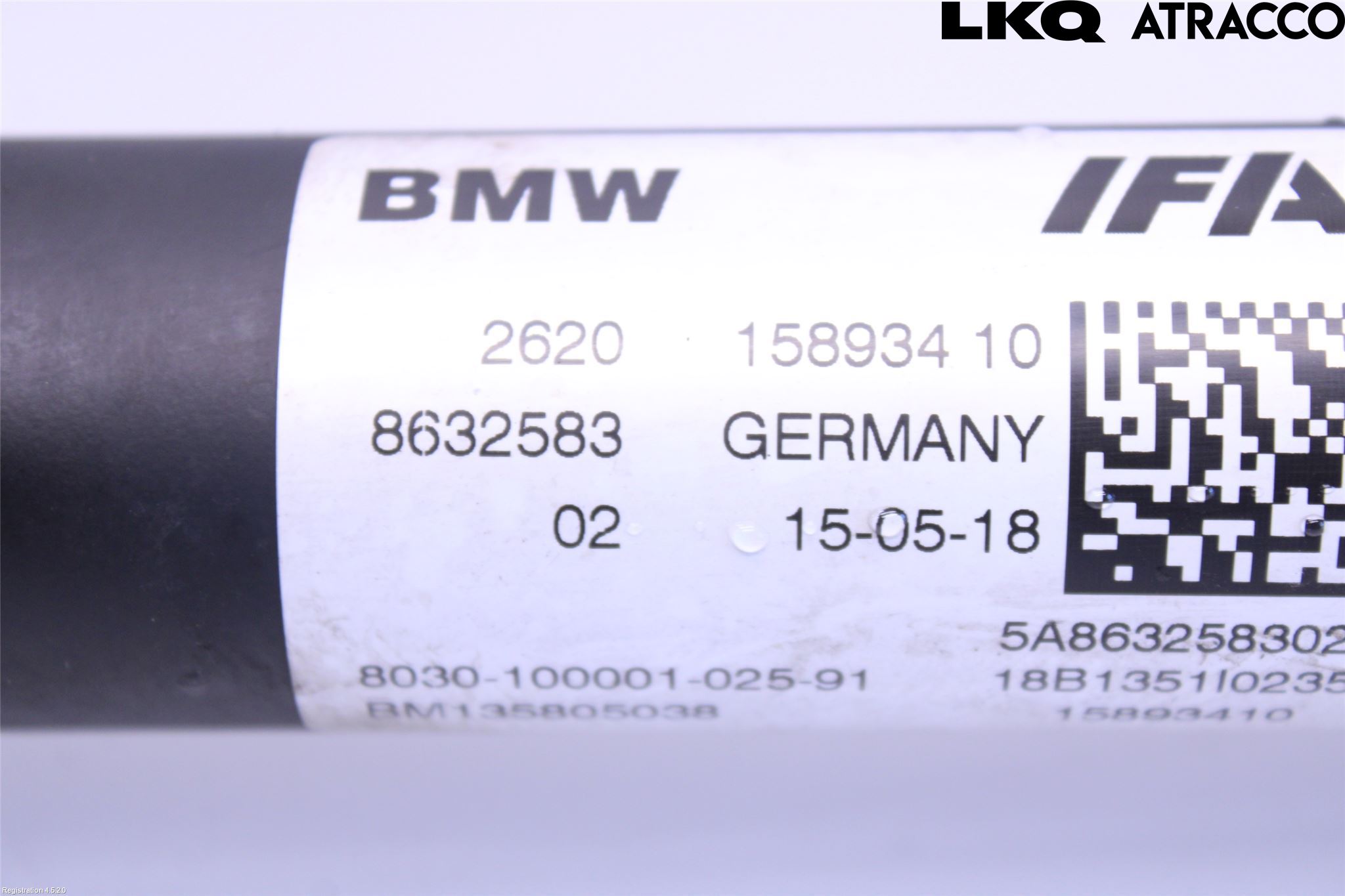 BMW 5 G30/G31/F90 17-23 Mellomaksel Fremre 4Wd