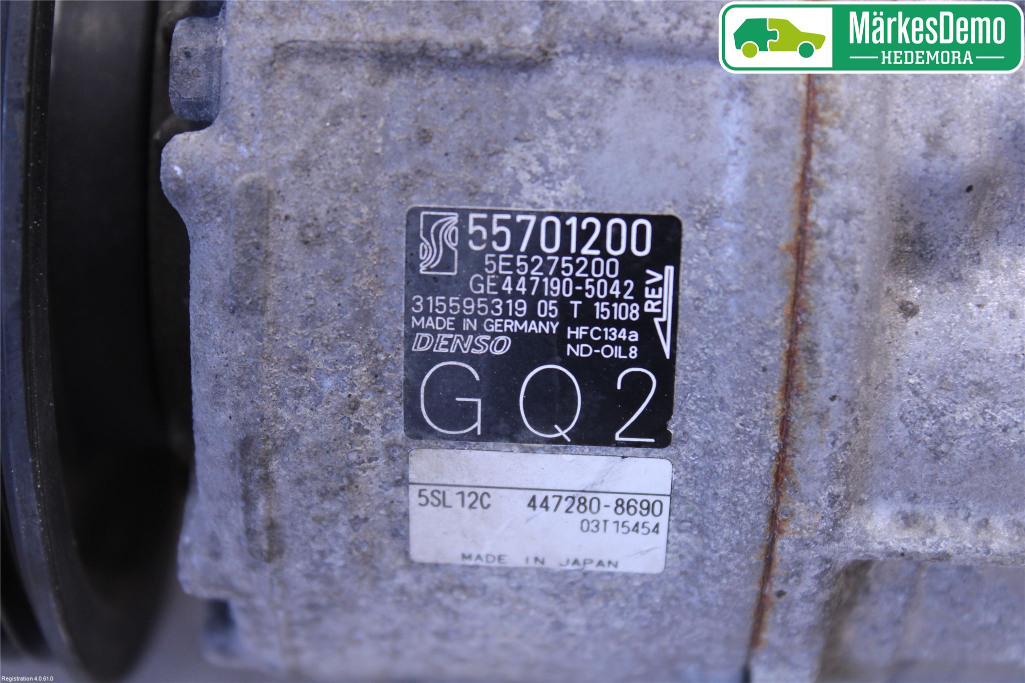 Opel CORSA E 15-19 Varme Ac Kompressor