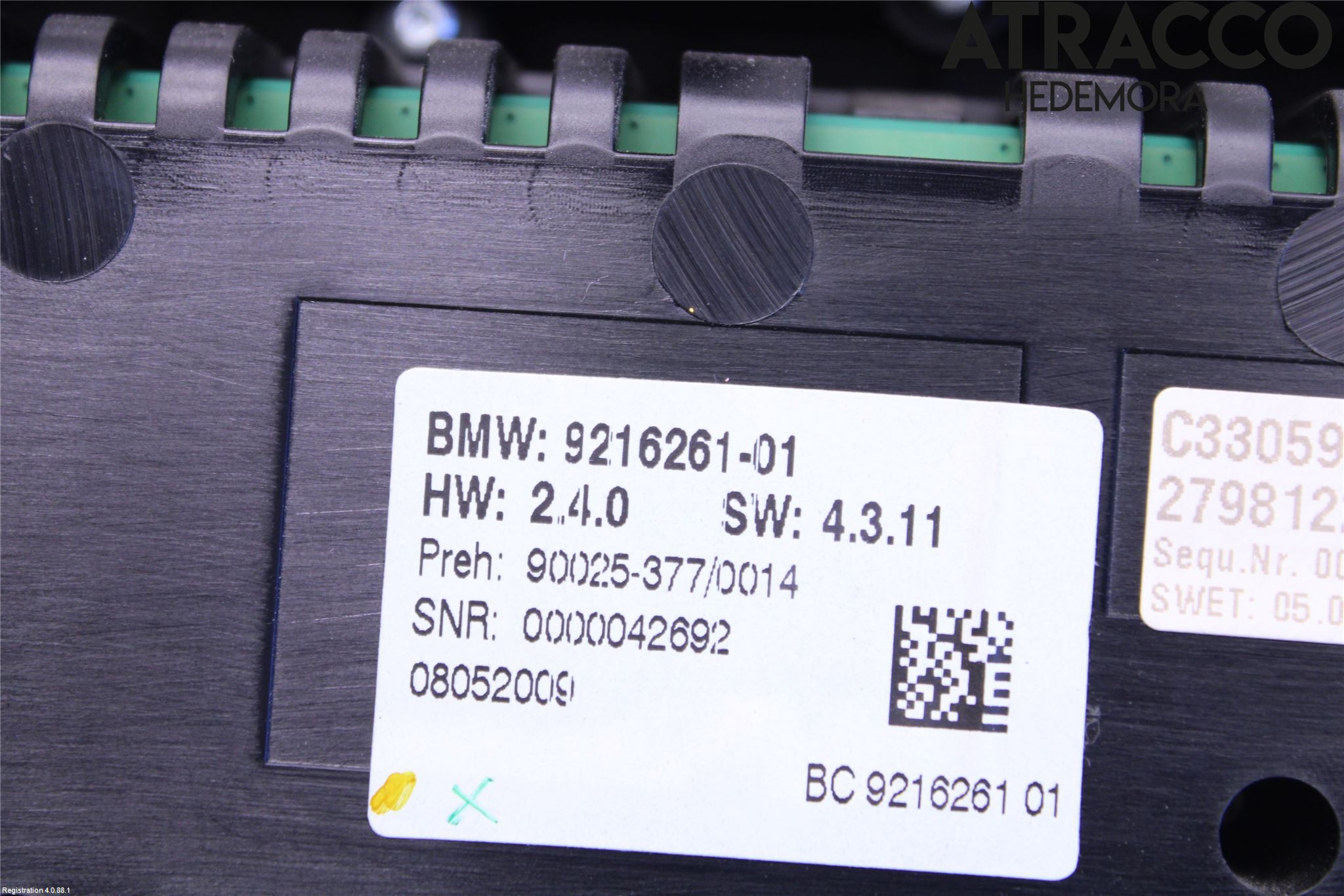 BMW 7 F01/02/03/04 09-15 Varme Ac Betjening-Display