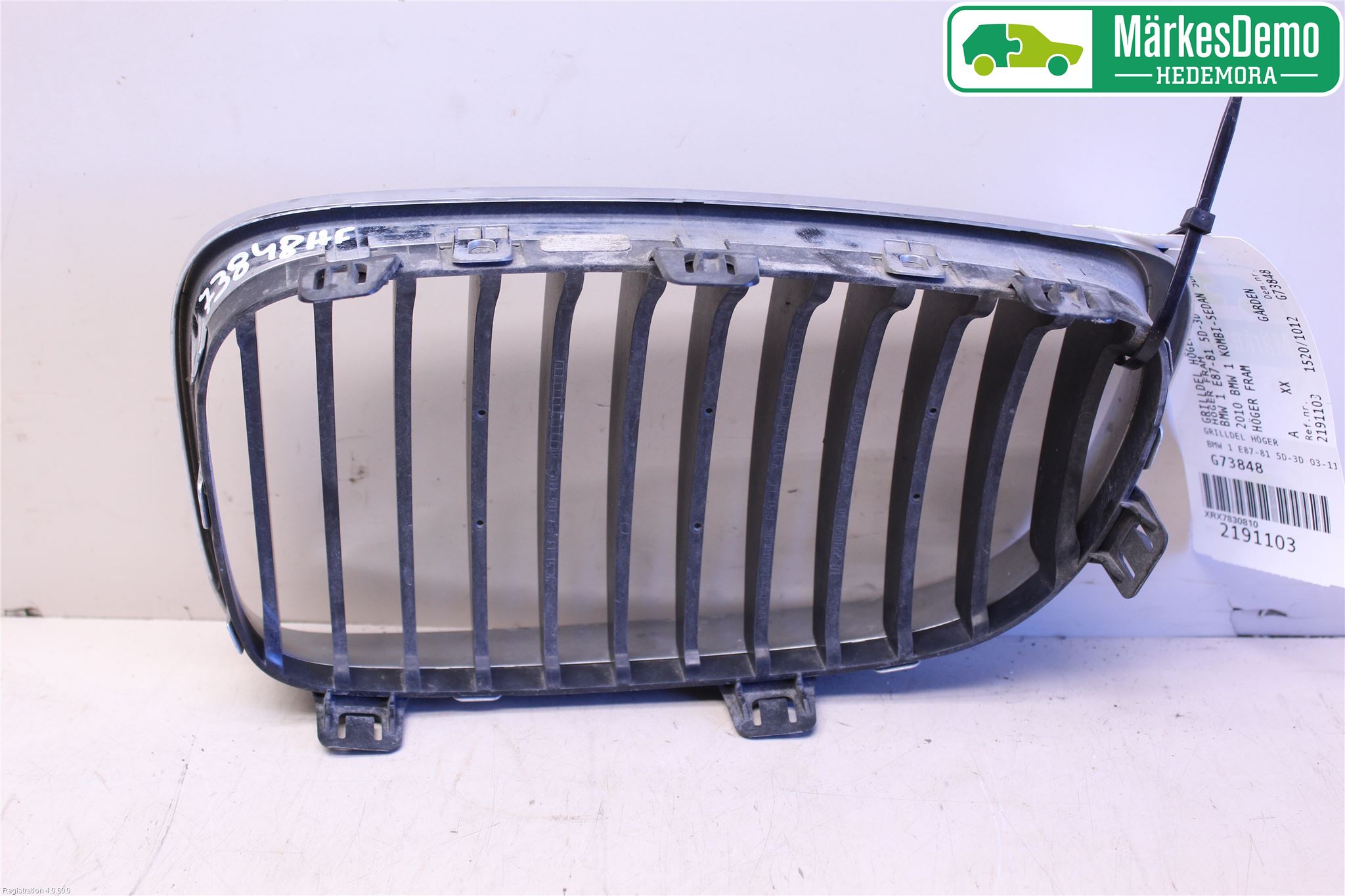 BMW 1 E87/81 5D/3D 03-11 Grilldel Høyre