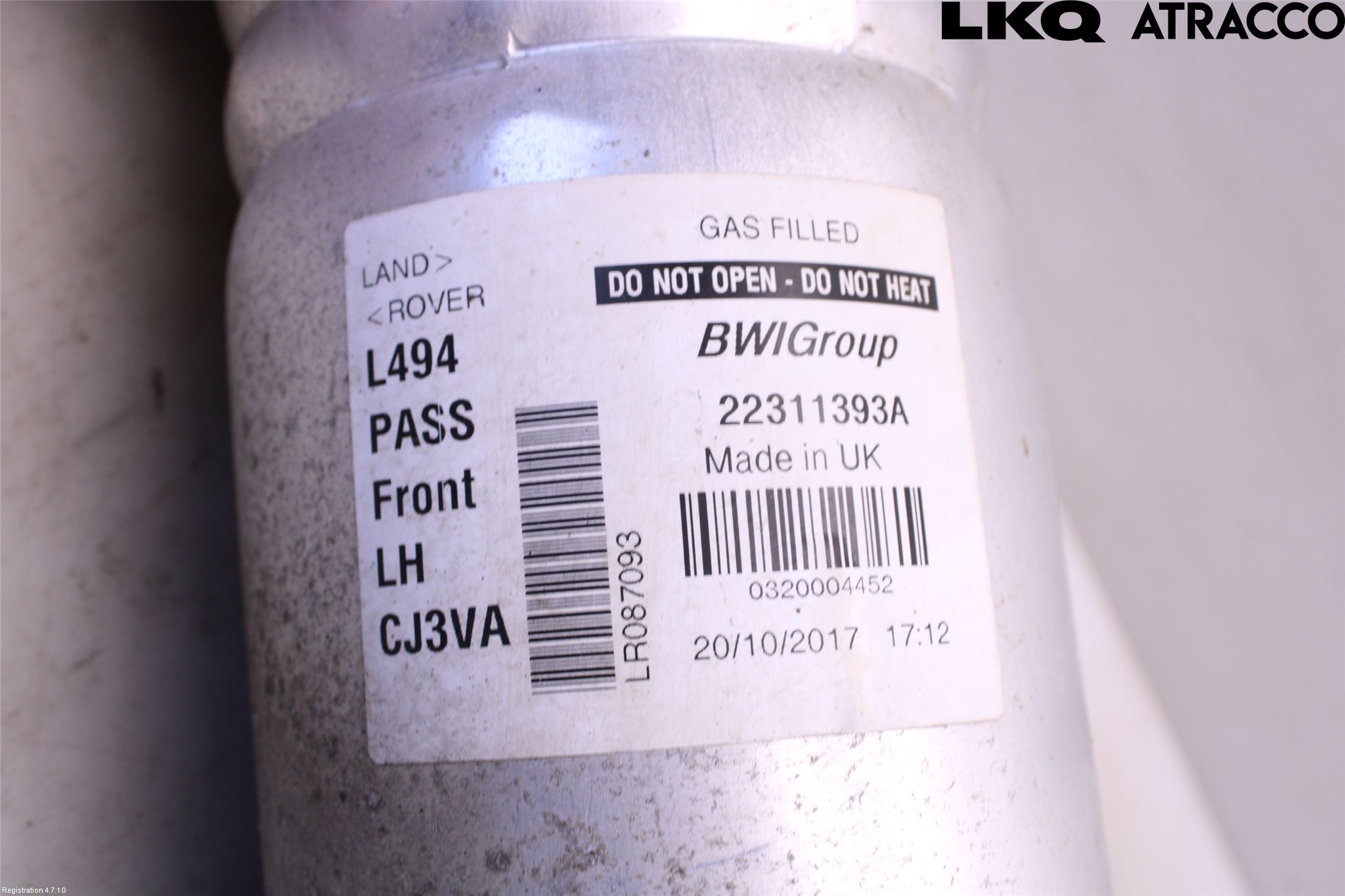 Landrover RANGE ROVER SPORT (L494) 14-22 Fjærbein Foran Venstre