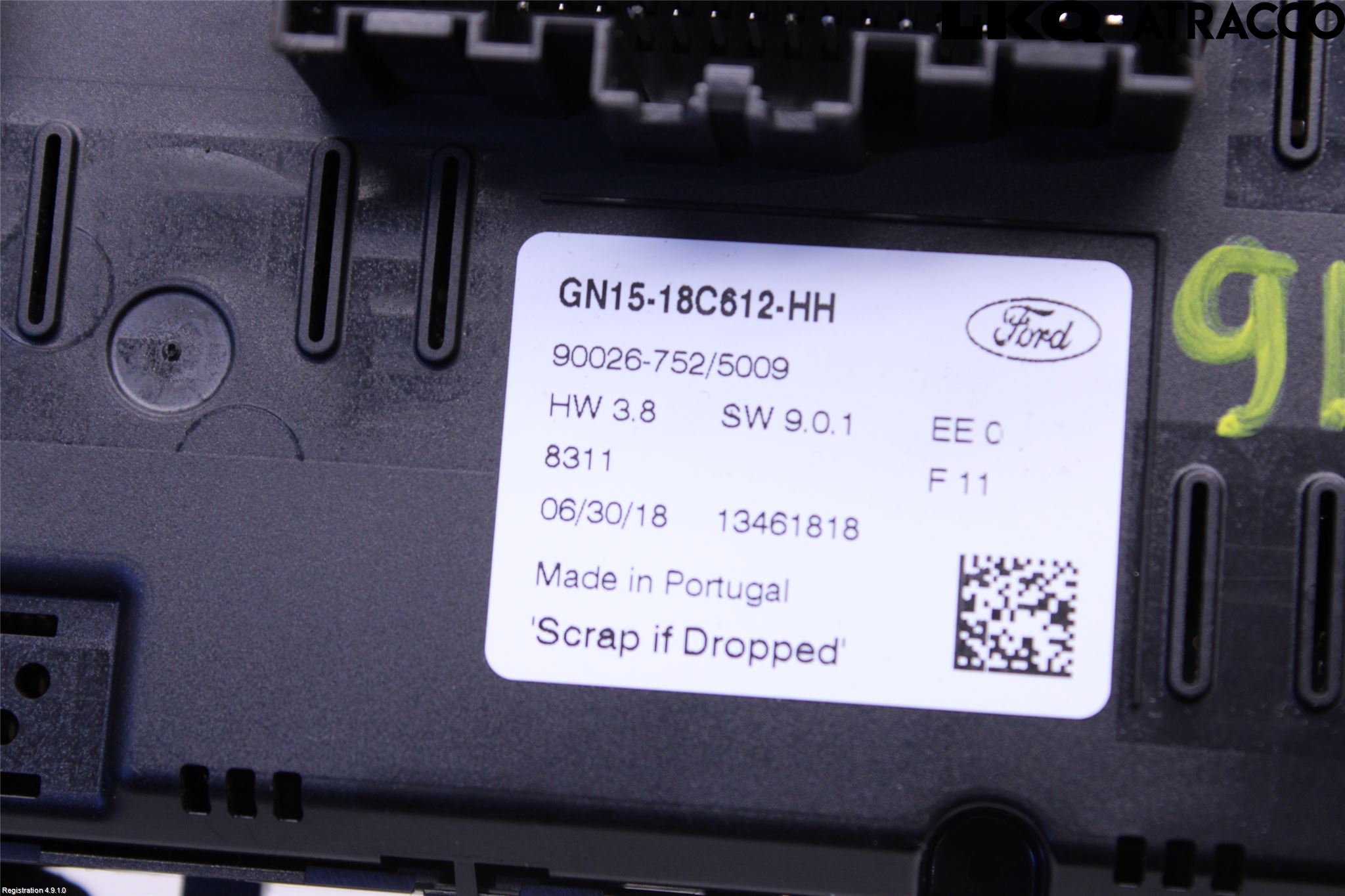 Ford ECOSPORT 17- Varme Ac Betjening-Display