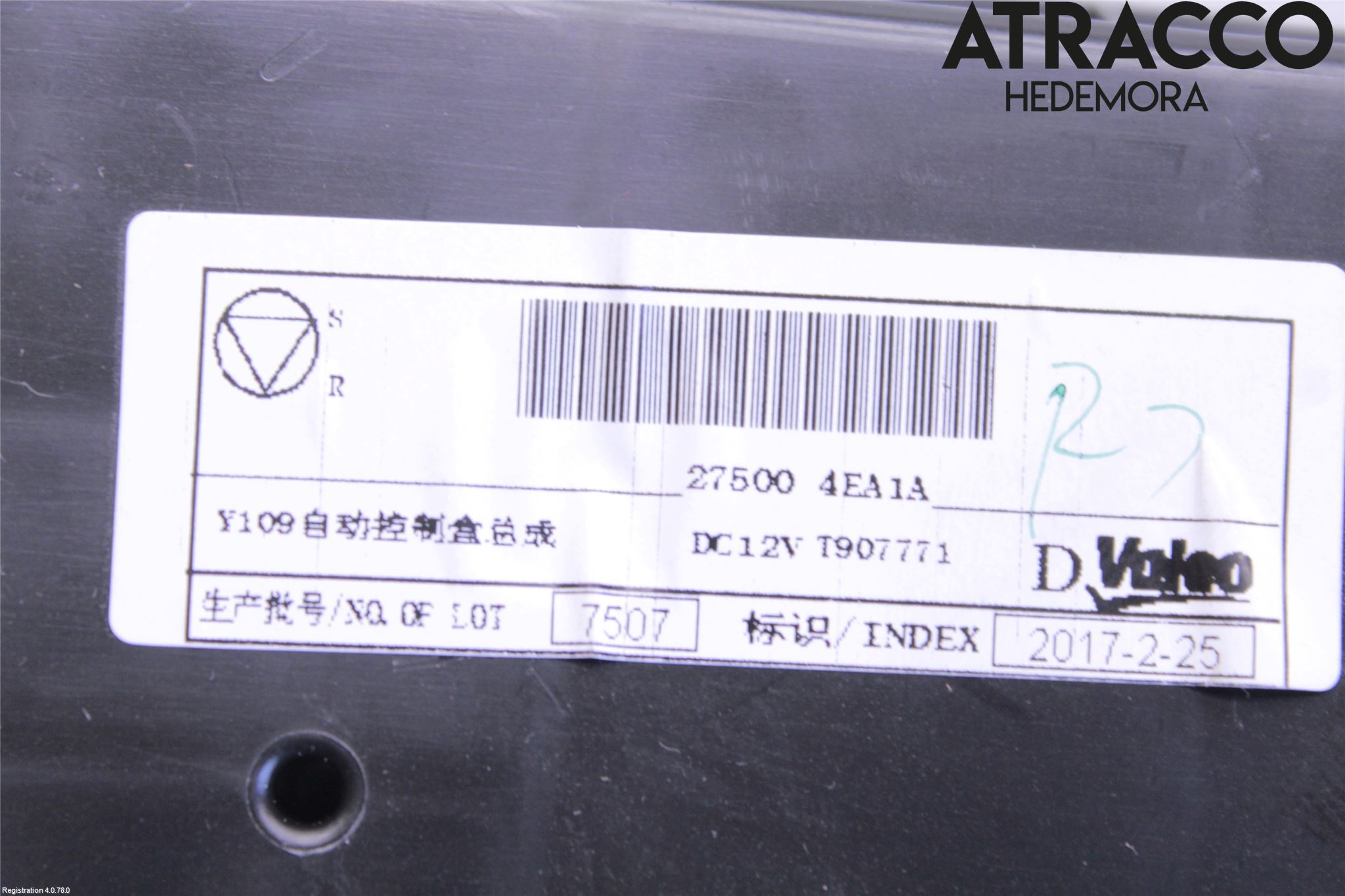 Nissan QASHQAI 17-21 Varme Ac Betjening-Display