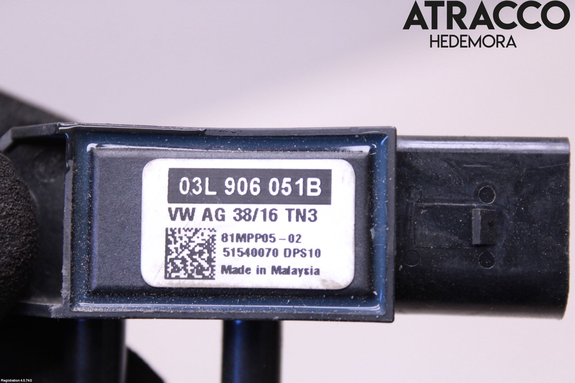Audi Q3 8U 12-18 Sensor Temp-Trykk Avgass