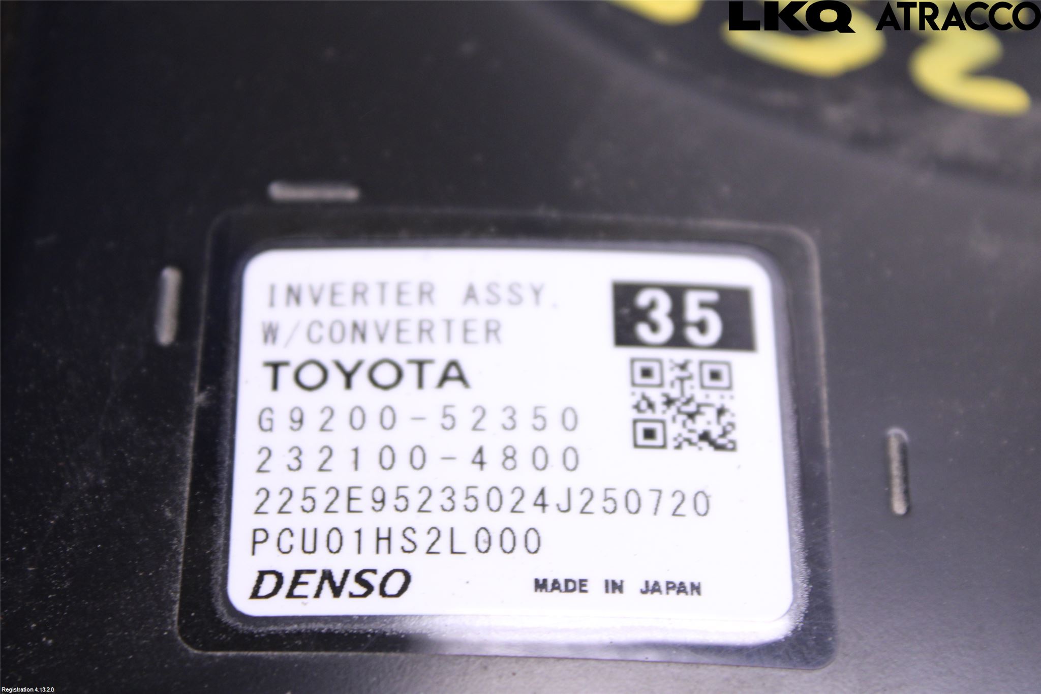 Toyota YARIS XP21 20- Inverter Hybrid