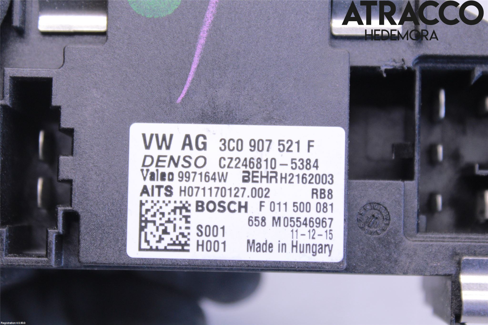 Volkswagen VW TIGUAN 07-16 Varmeapparat Viftemotstand