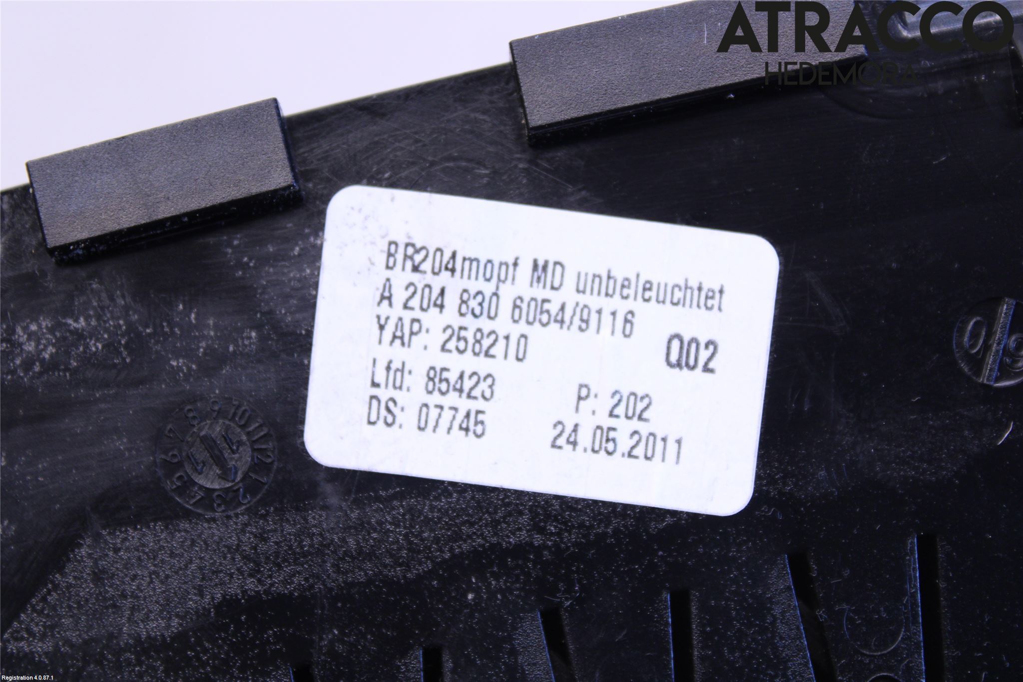 Mercedes-Benz MB C-KLASS (W204) 07-15 Dashbord Kanal - Dyse