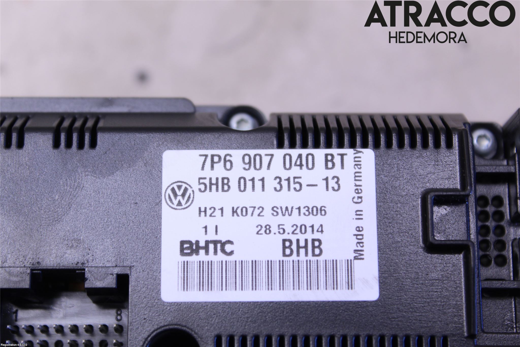 Volkswagen VW TOUAREG 7P 11-18 Varme Ac Betjening-Display