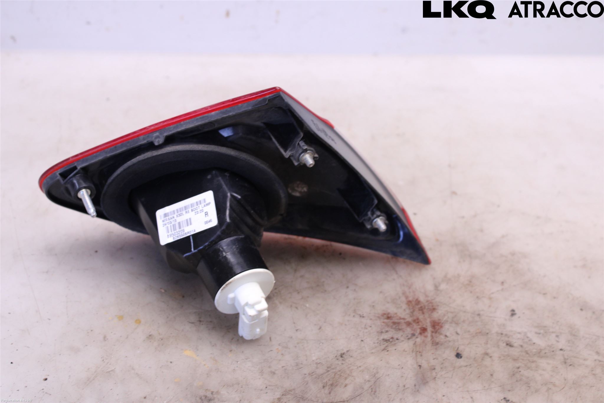 Nissan QASHQAI 10-14 Baklykt Høyre  På Luke(Indre)