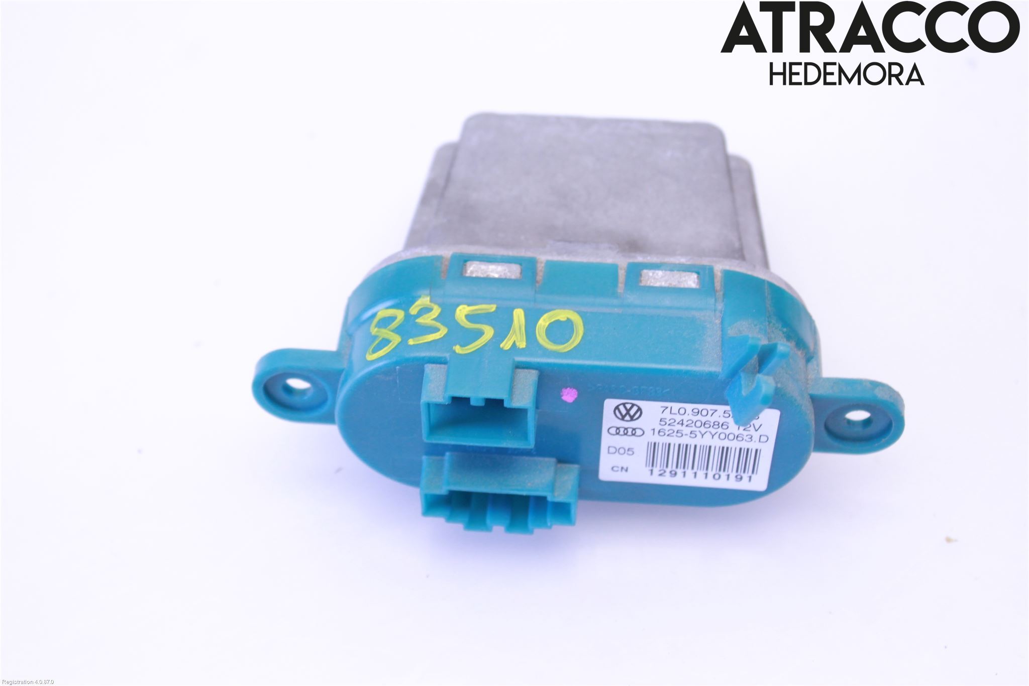 Volkswagen VW AMAROK 2H 10-22 Varmeapparat Viftemotstand