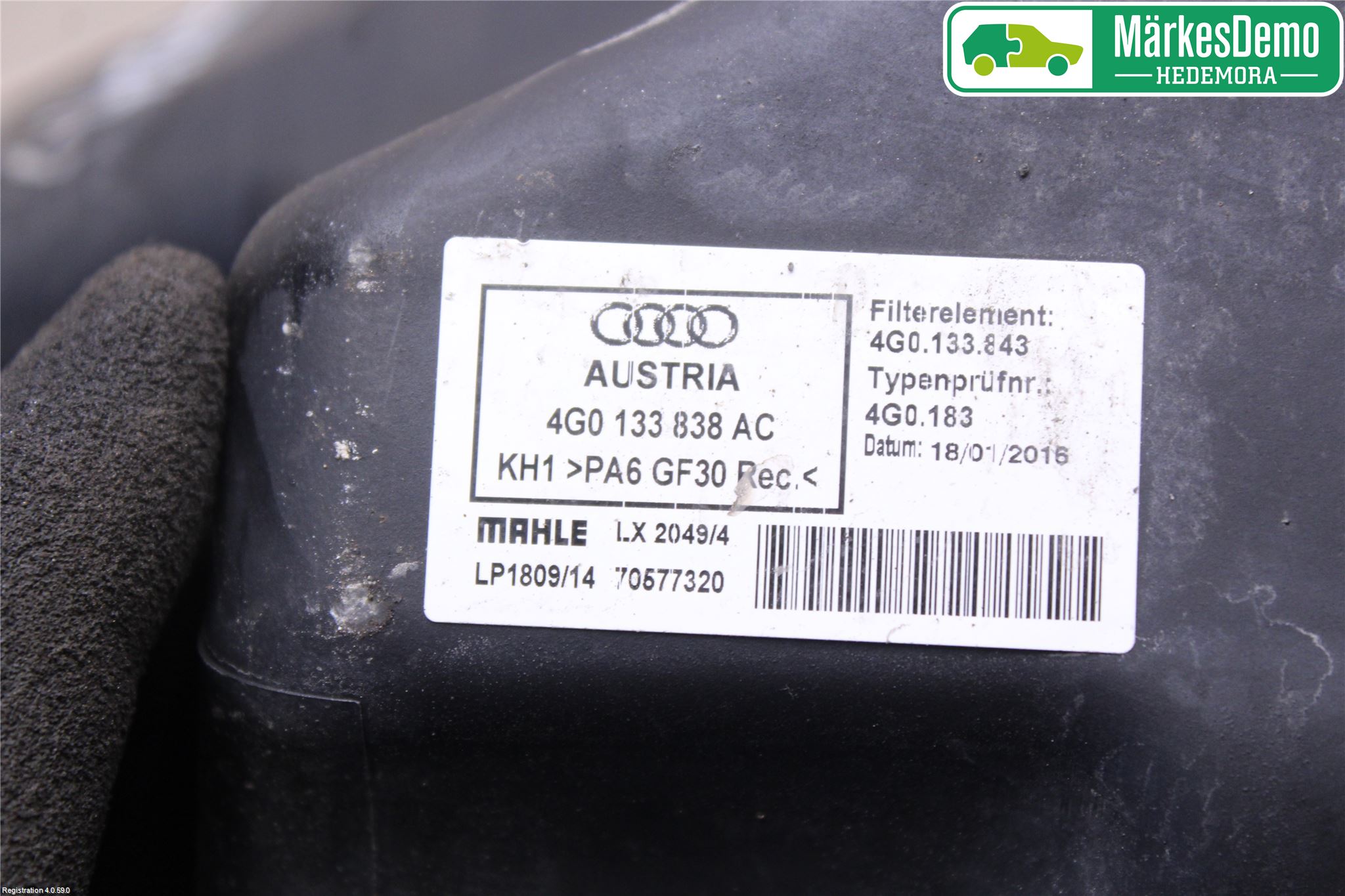 Audi A6 ALLROAD 12-18 Luftfilter Boks