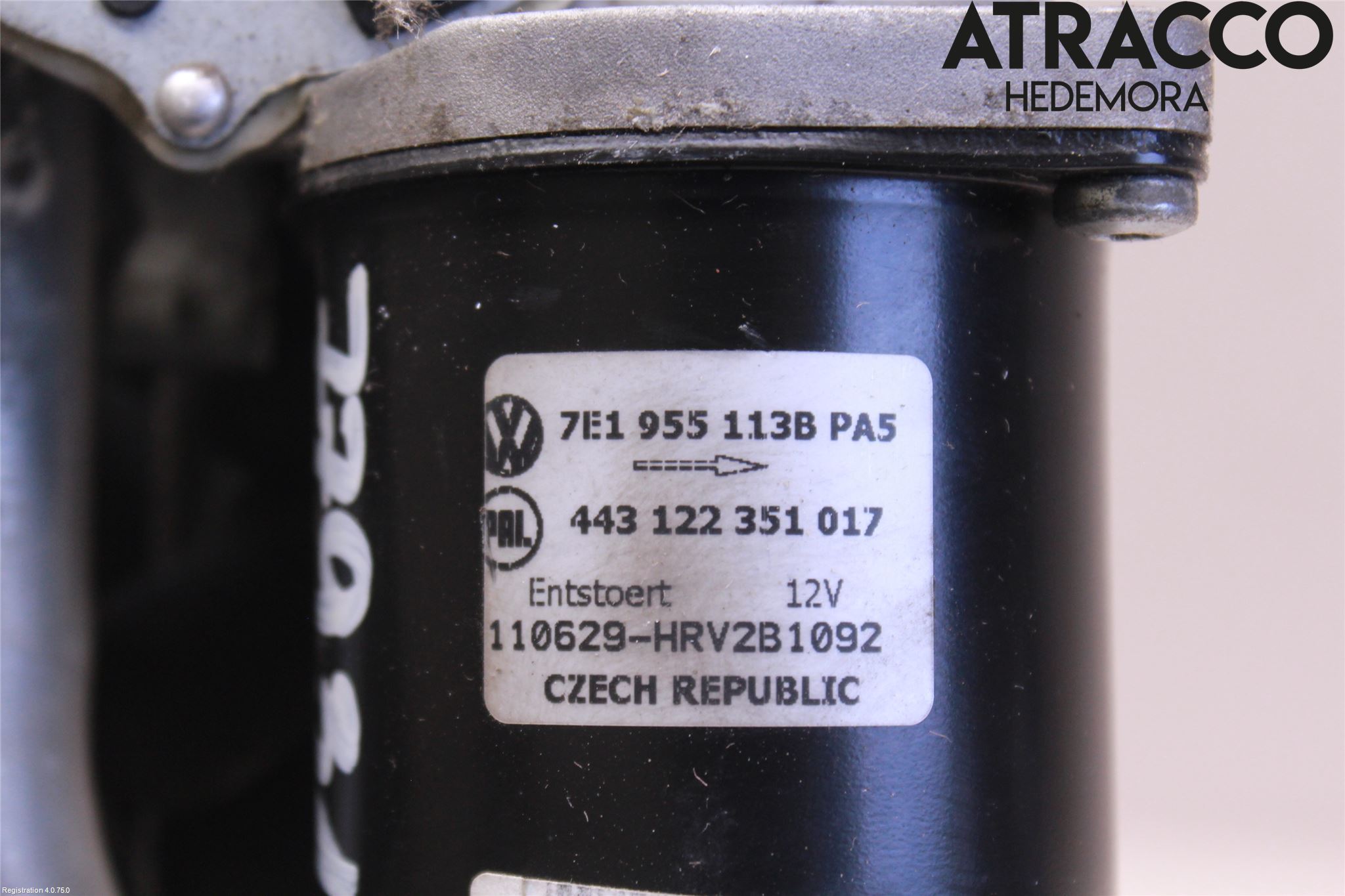 Volkswagen VW TRANSP/CARAVELLE (T5) 04-15 Viskermotor Frontrute