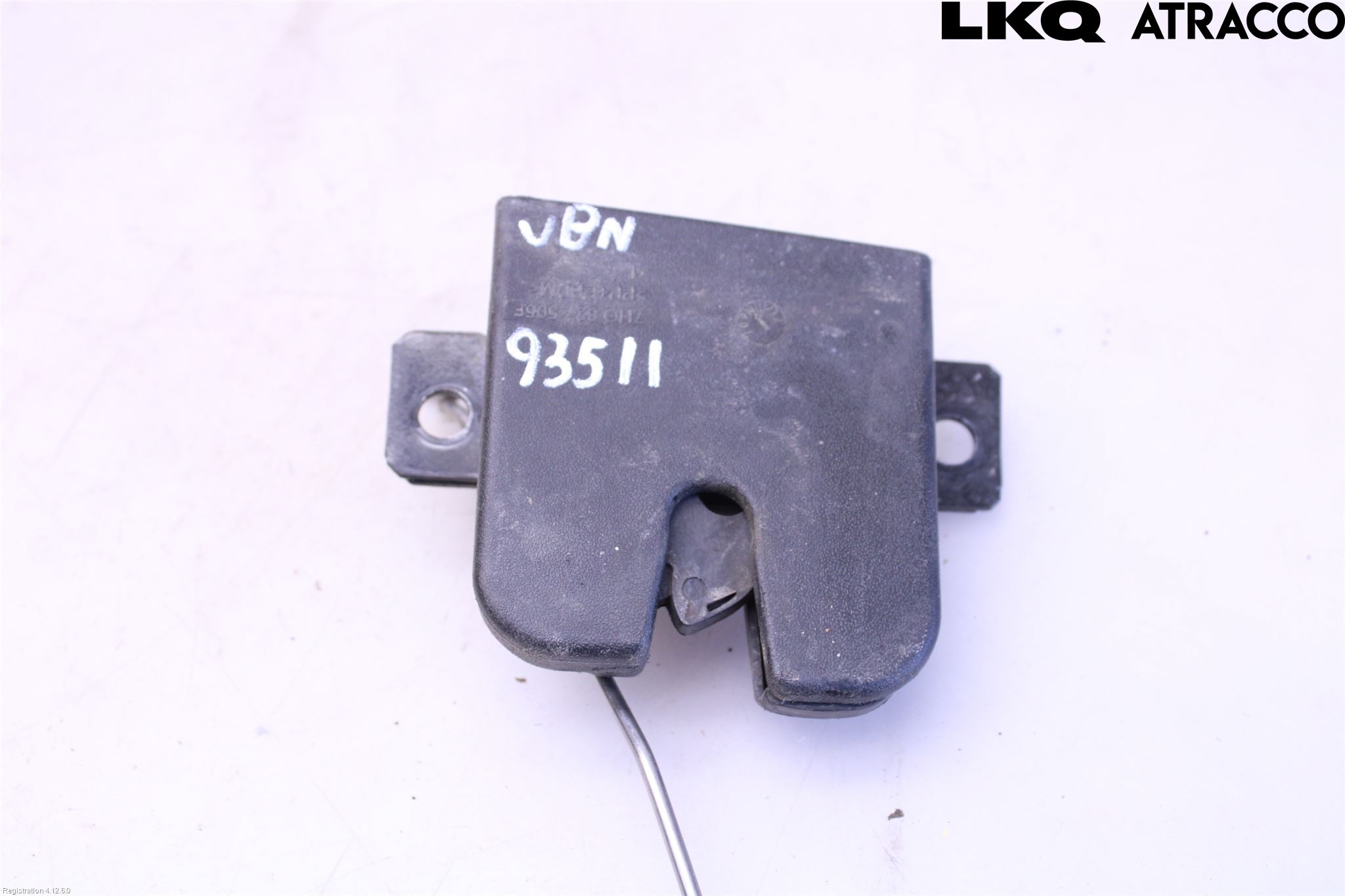 Volkswagen VW TRANSP/CARAVELLE (T5) 04-15 Bakluke-Lokk Låsekasse