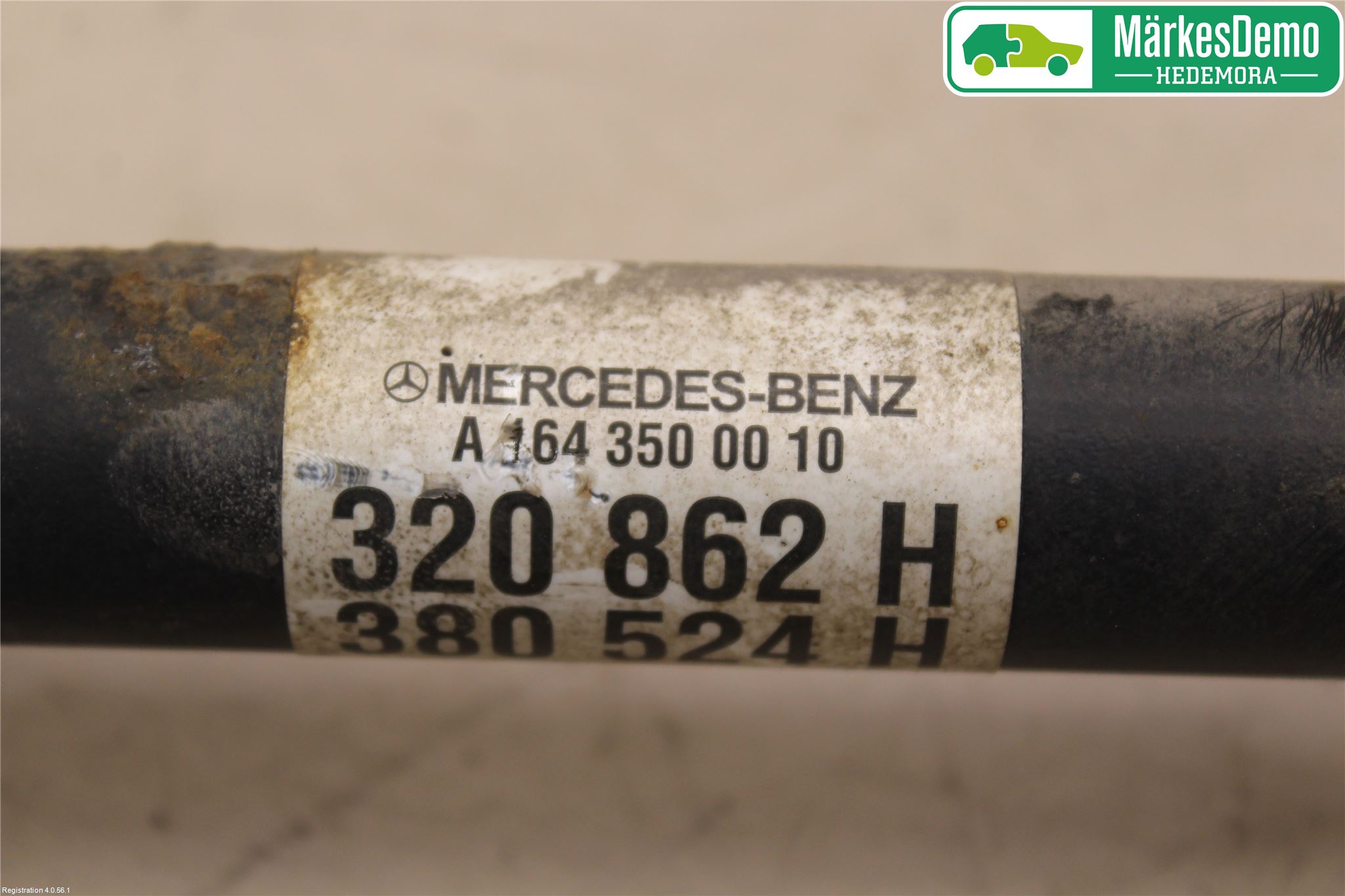 Mercedes-Benz MB ML (W164) 05-11 Drivaksel Bak Kompl Høyre