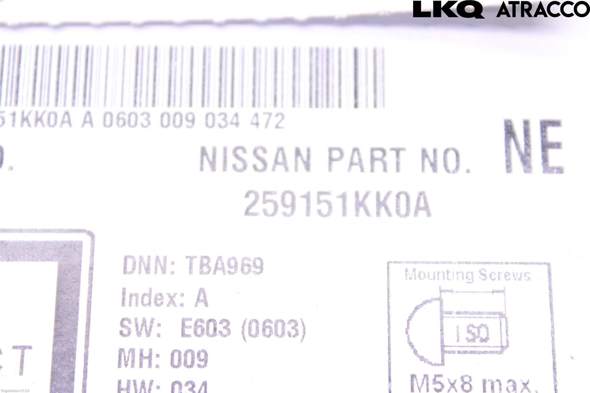 Nissan JUKE 10-14 Stereo Radio Med Cd