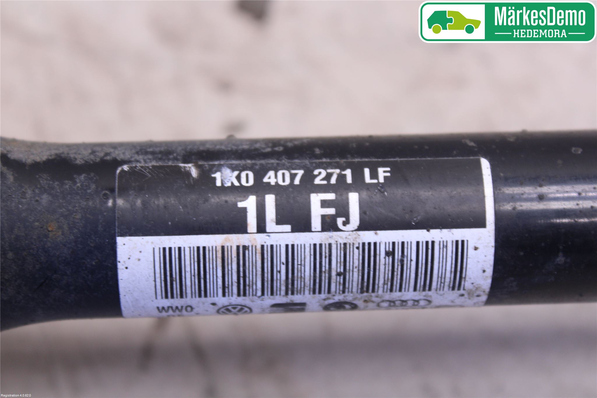 Volkswagen VW GOLF PLUS/CROSS GOLF 04-14 Drivaksel Foran Kompl Venstre