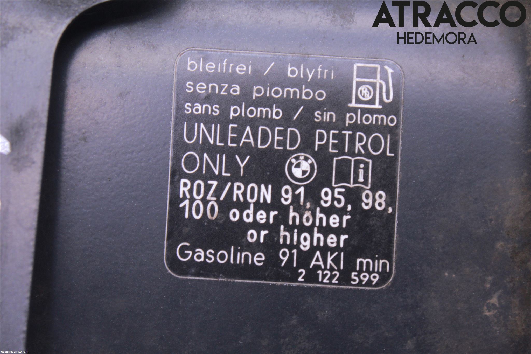 BMW X5 E53     99-06 Drivstoff Tankluke