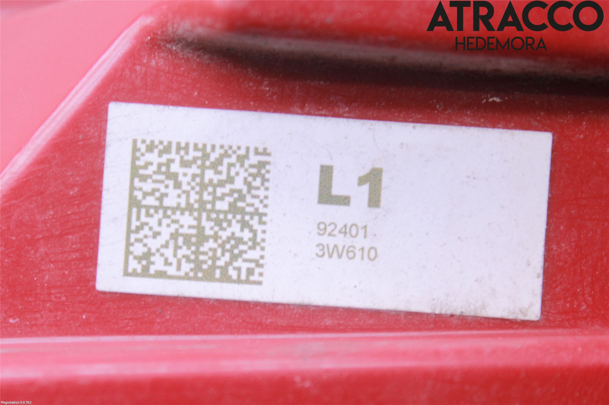 Kia SPORTAGE (SL) 11-15 Baklykt Venstre