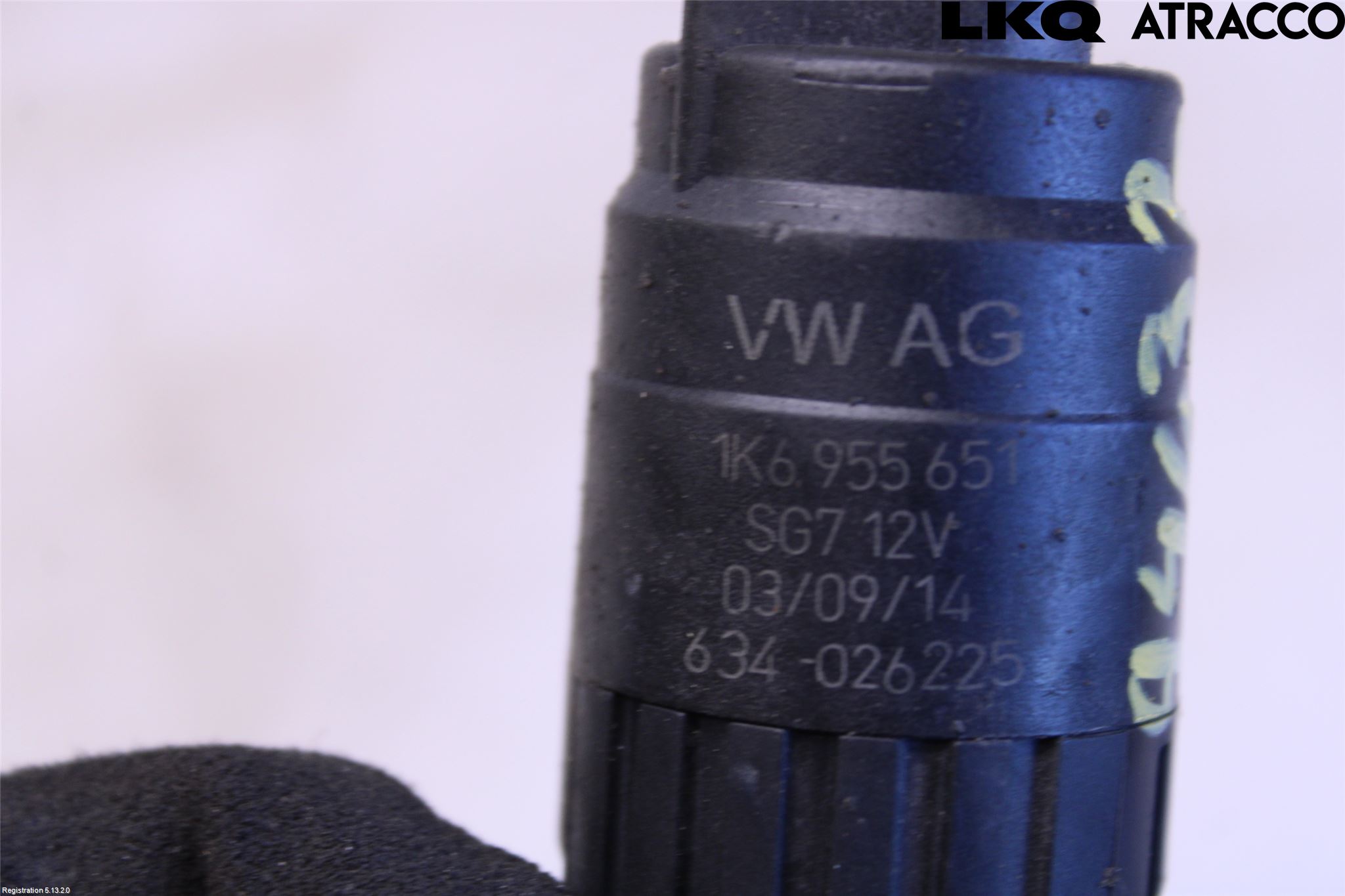 Volkswagen VW GOLF / E-GOLF VII 13-20 Spylerpumpe Frontrute