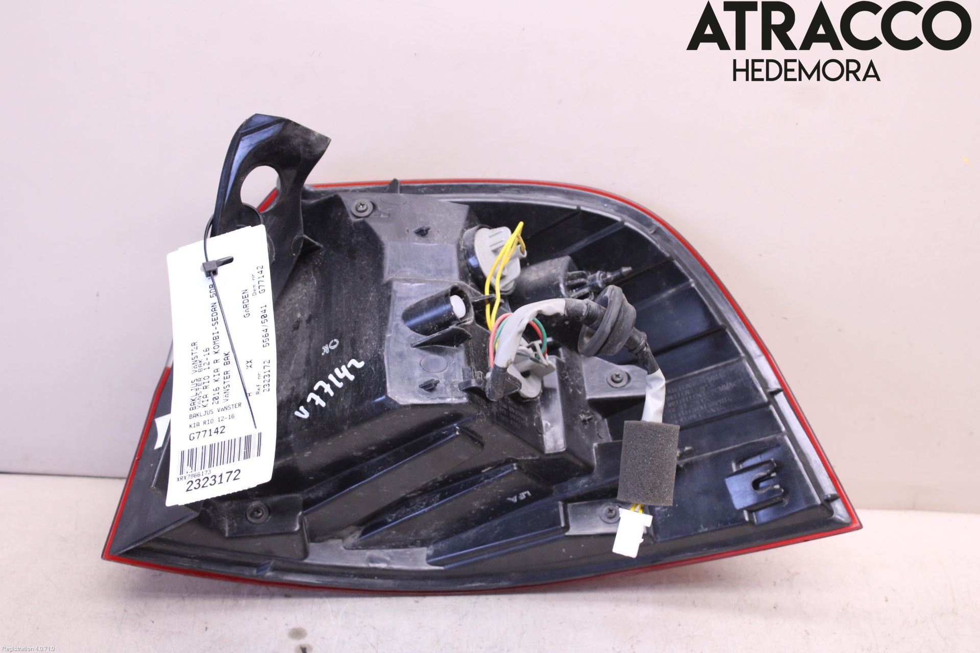 Kia RIO 12-16 Baklykt Venstre