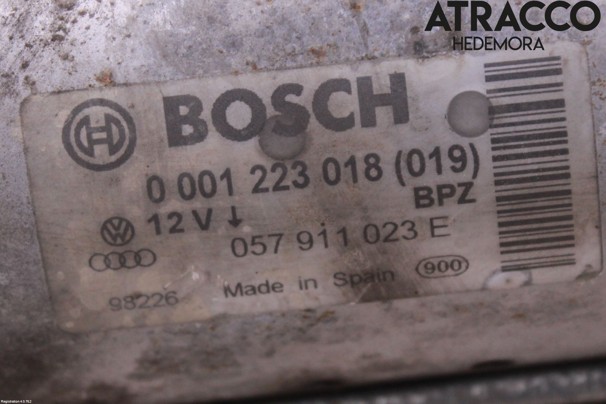 Volkswagen VW TOUAREG 7P 11-18 Startmotor Diesel
