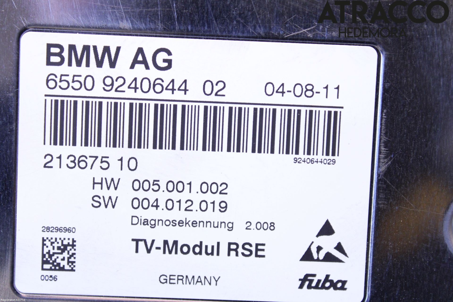 BMW X6 E71/E72   08-14 Styrenhet Multimedia