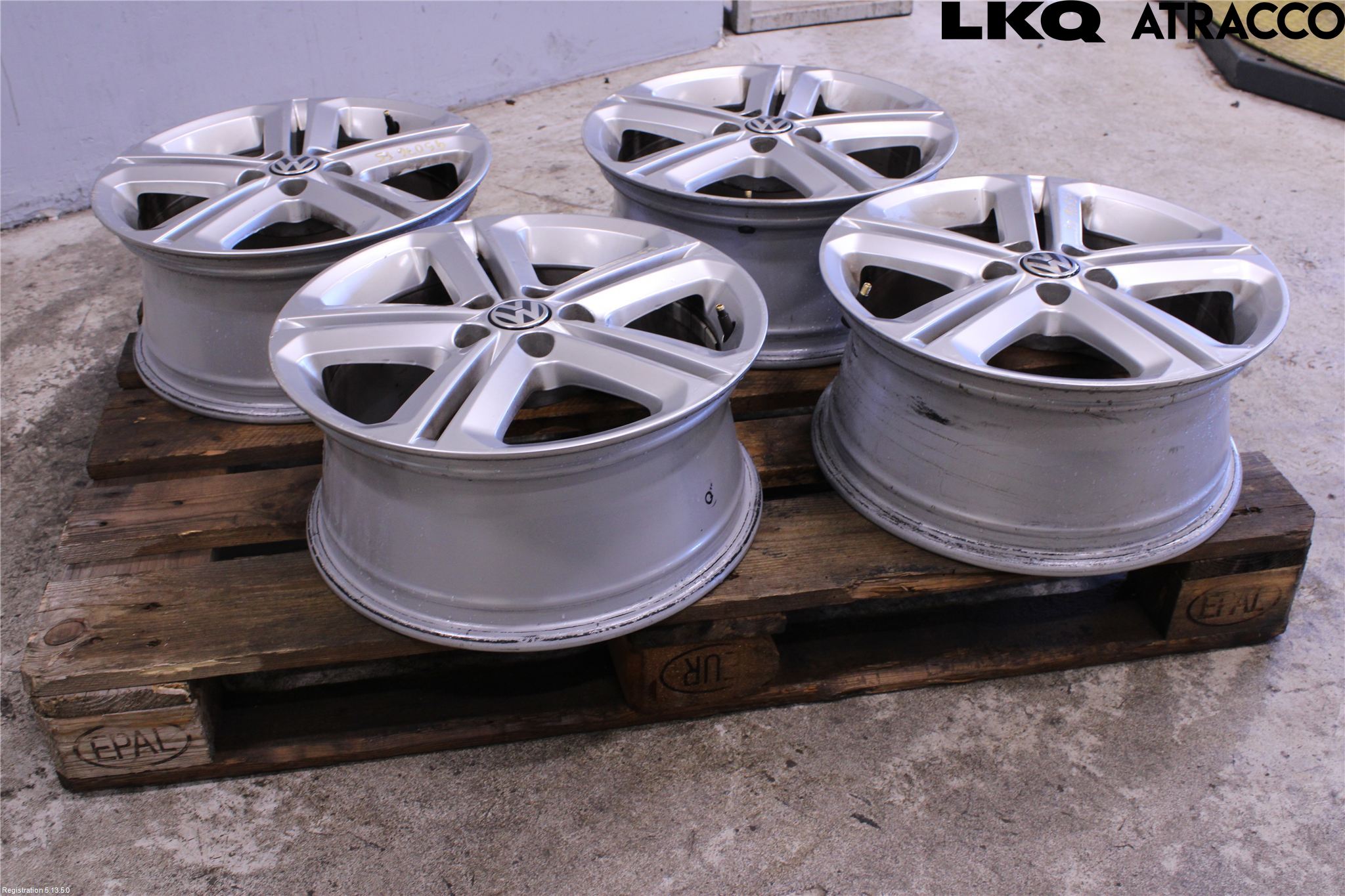 Volkswagen VW POLO 10-17 Felg Aluminium Sett 4Stk