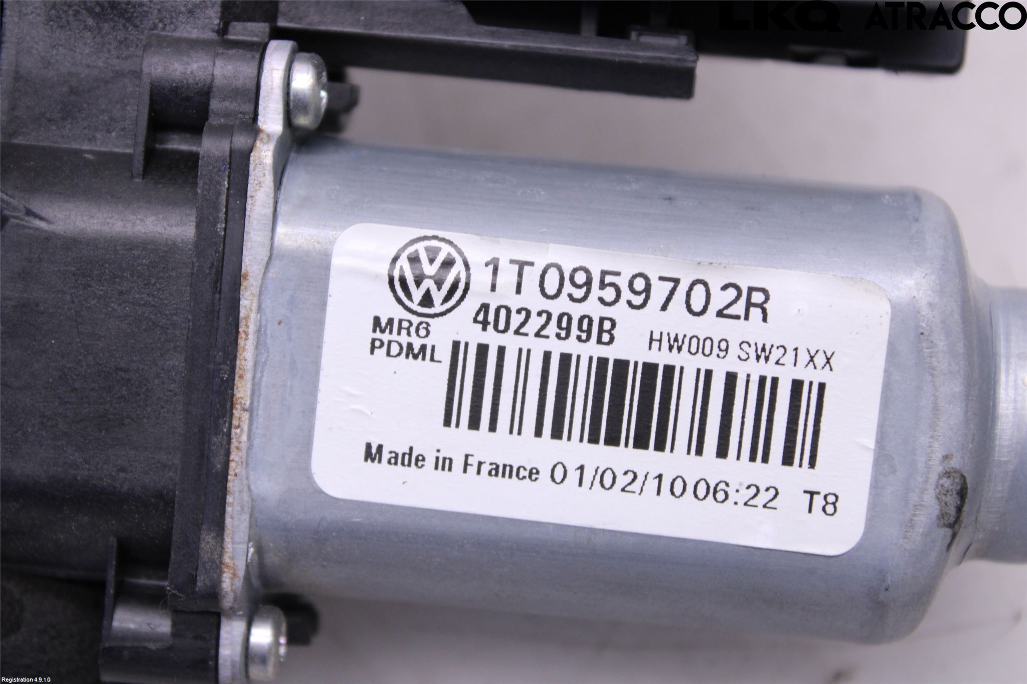 Volkswagen VW CADDY      04-10 Vindusheismotor