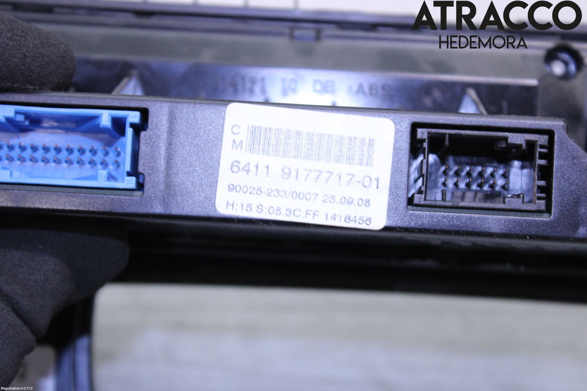 BMW 5 E60/61 Sed/Tou 02-10 Varme Ac Betjening-Display