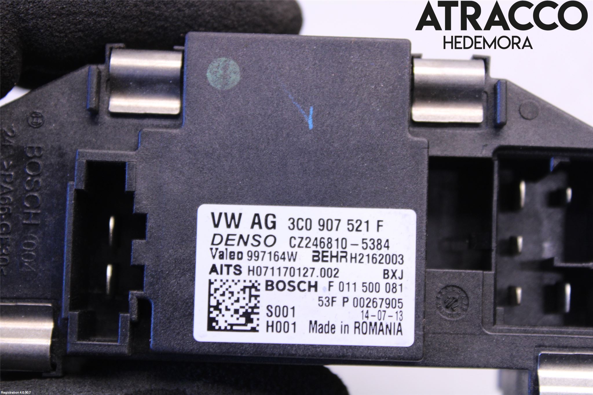 Volkswagen VW PASSAT CC 08-16 Varmeapparat Viftemotstand