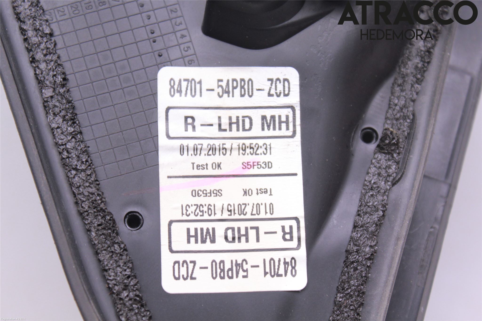 Suzuki VITARA 15- Speil H M-El Justering