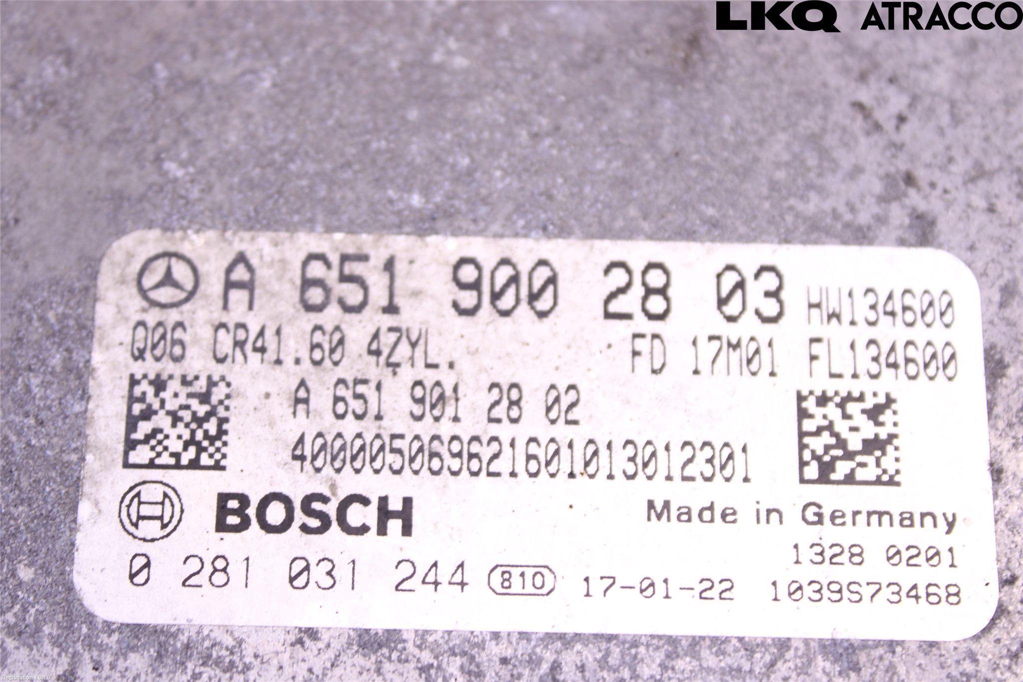 Mercedes-Benz MB VITO/V-KLASS (W640,W447,W448) 14- Styreenhet Dieselpumpe