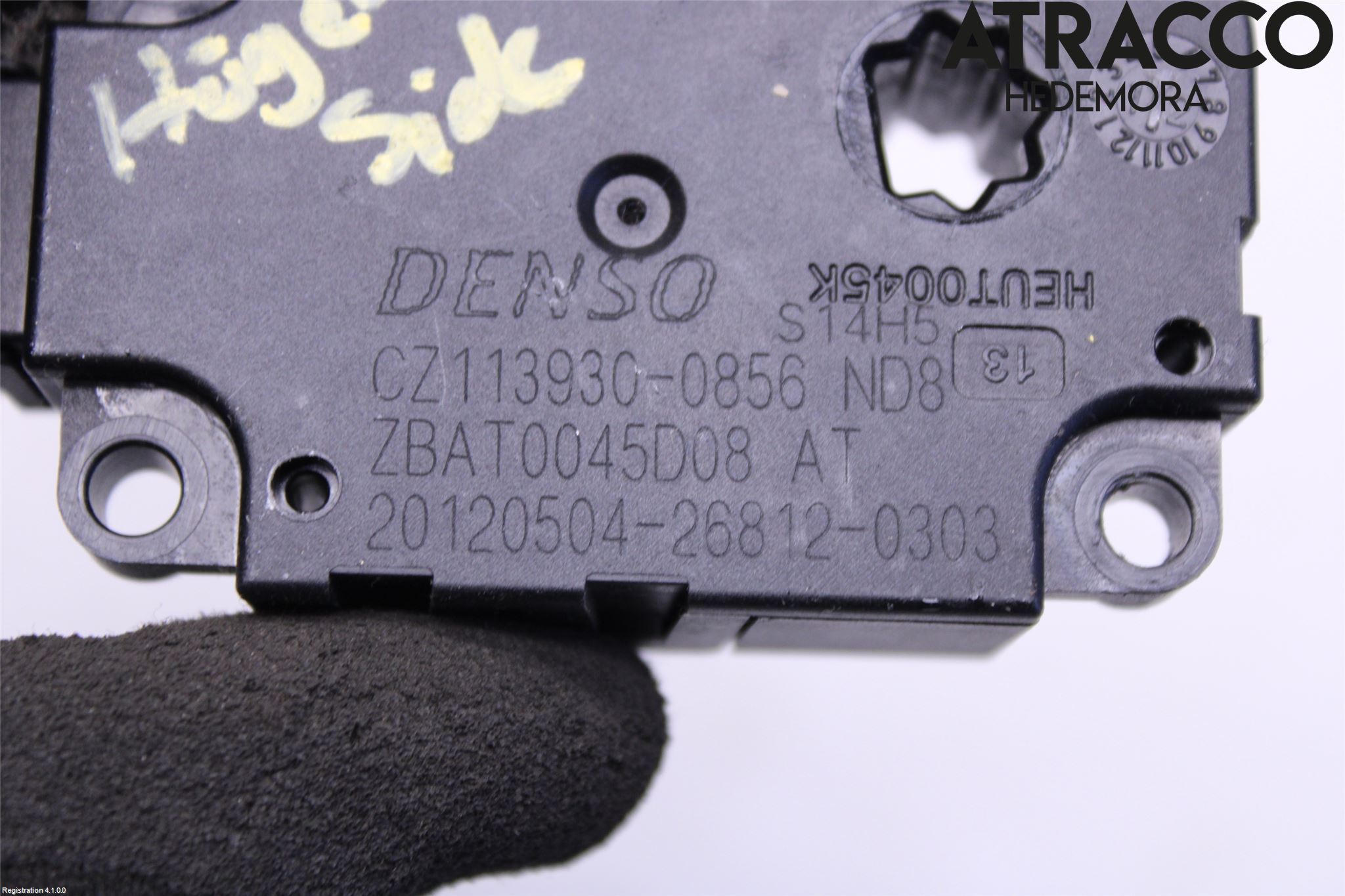 Audi A8/S8 4H 10-17 Varme Ac Regulerings Motor
