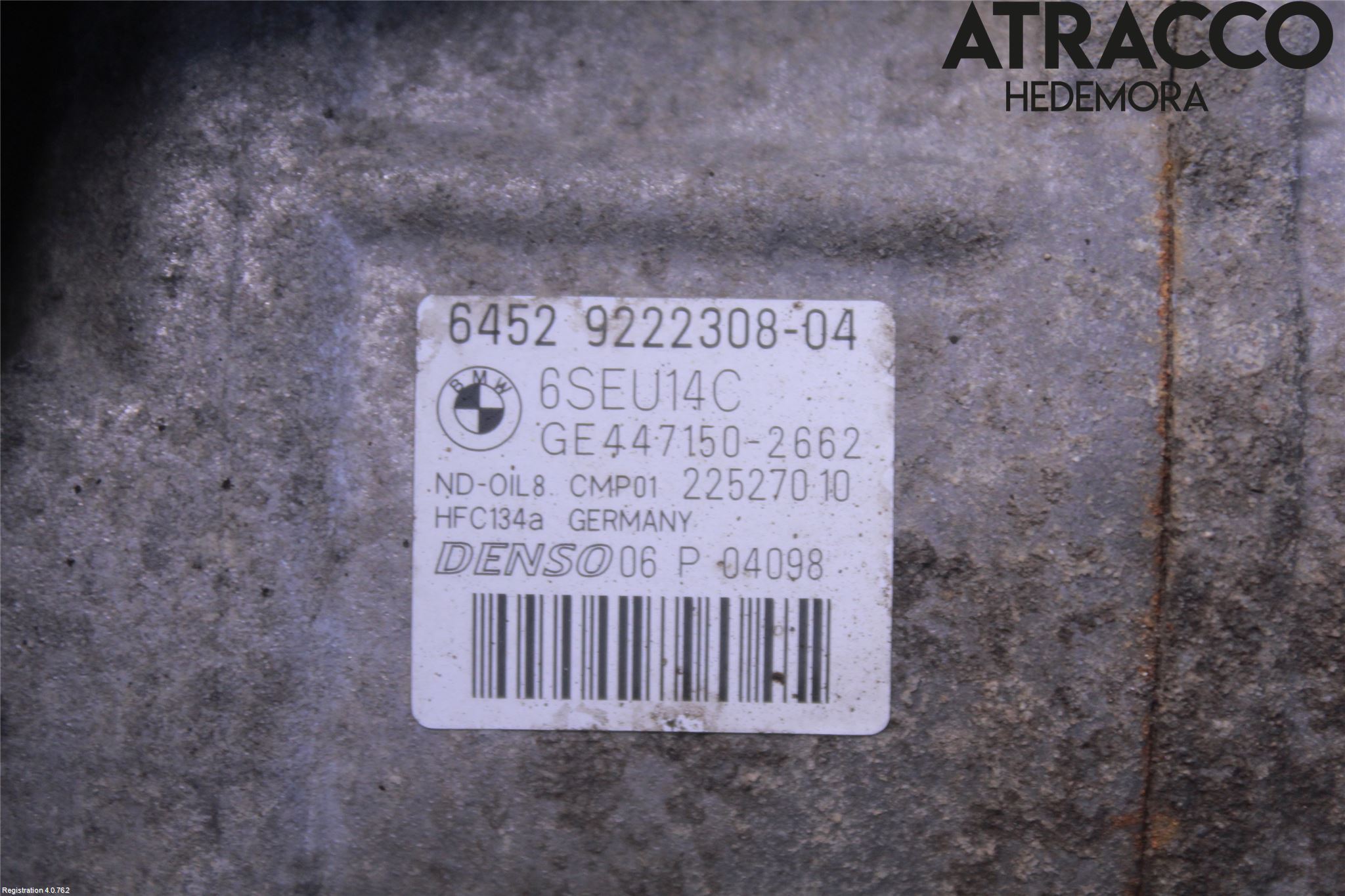 BMW 1 F20/F21 11-19 Varme Ac Kompressor