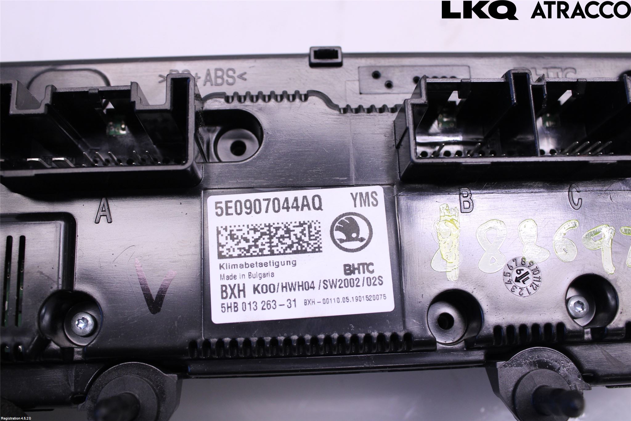 Skoda OCTAVIA (5E) 13-20 Varme Ac Betjening-Display