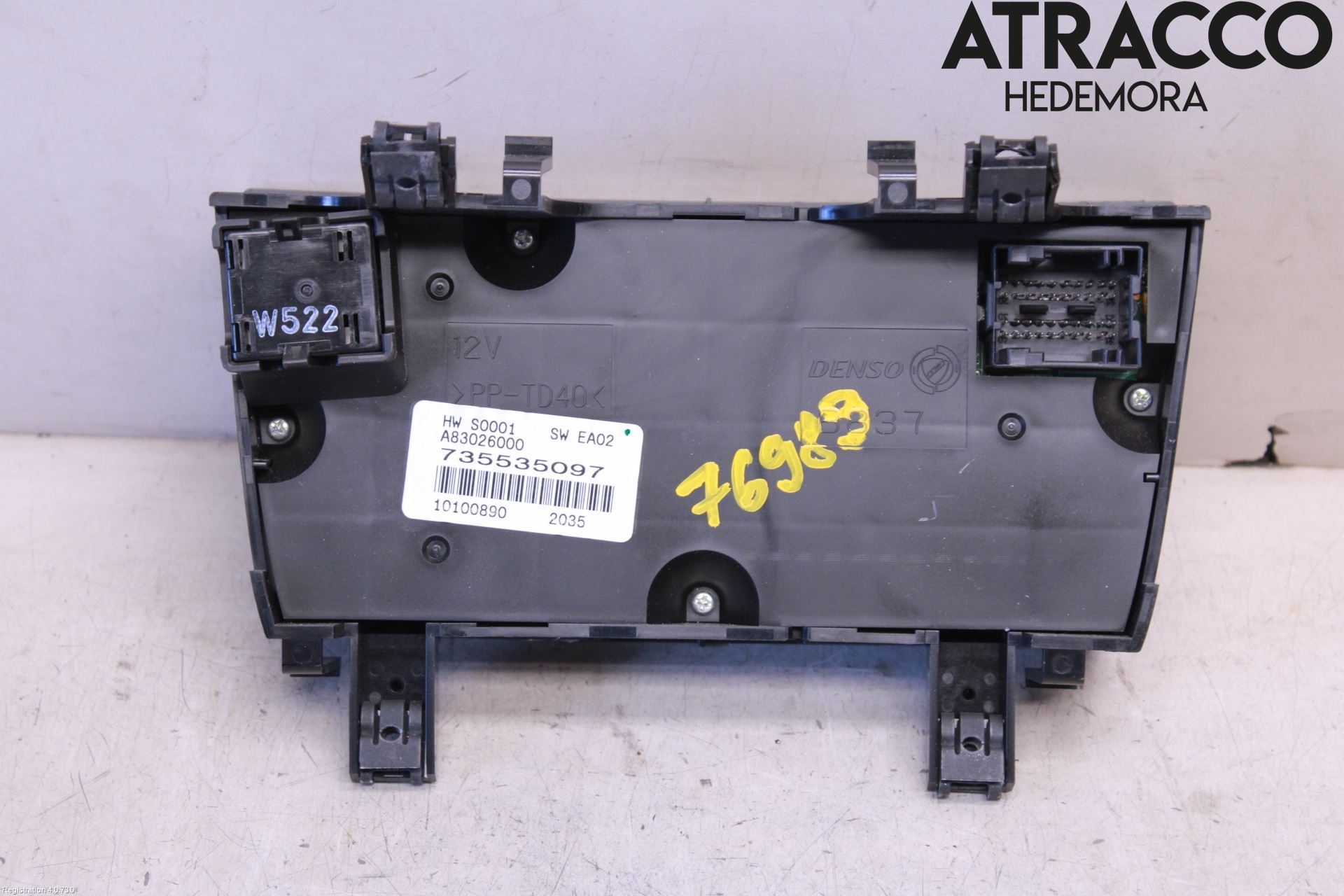 Fiat DUCATO 15-23 Varme Ac Betjening-Display