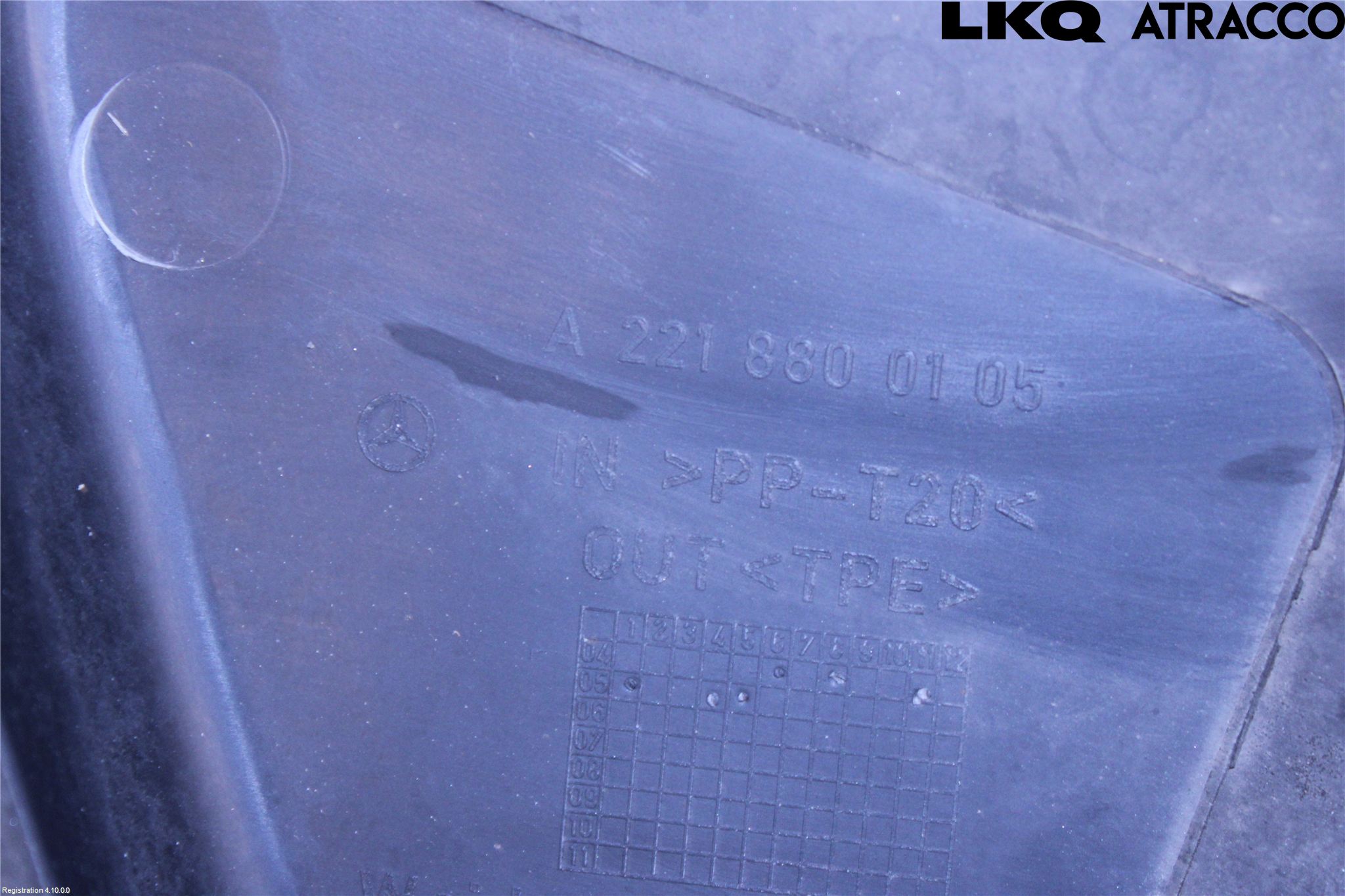 Mercedes-Benz MB S-KLASS (W221) 05-13 Visker Deksel-Grill-Under Frr
