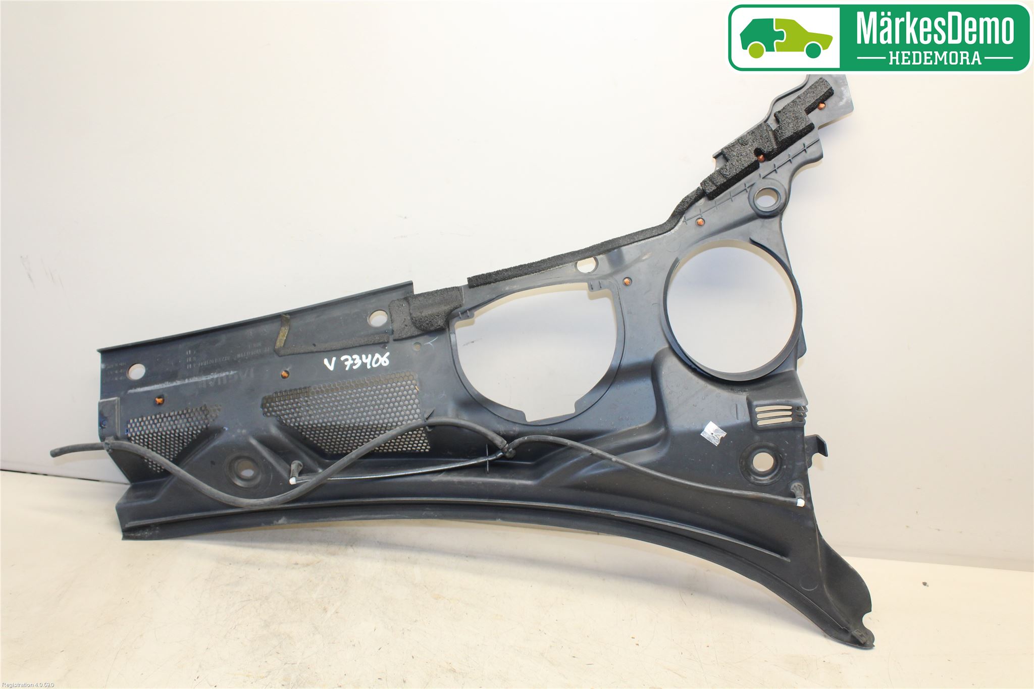 Jaguar XF 08-15 Visker Deksel-Grill-Under Frr