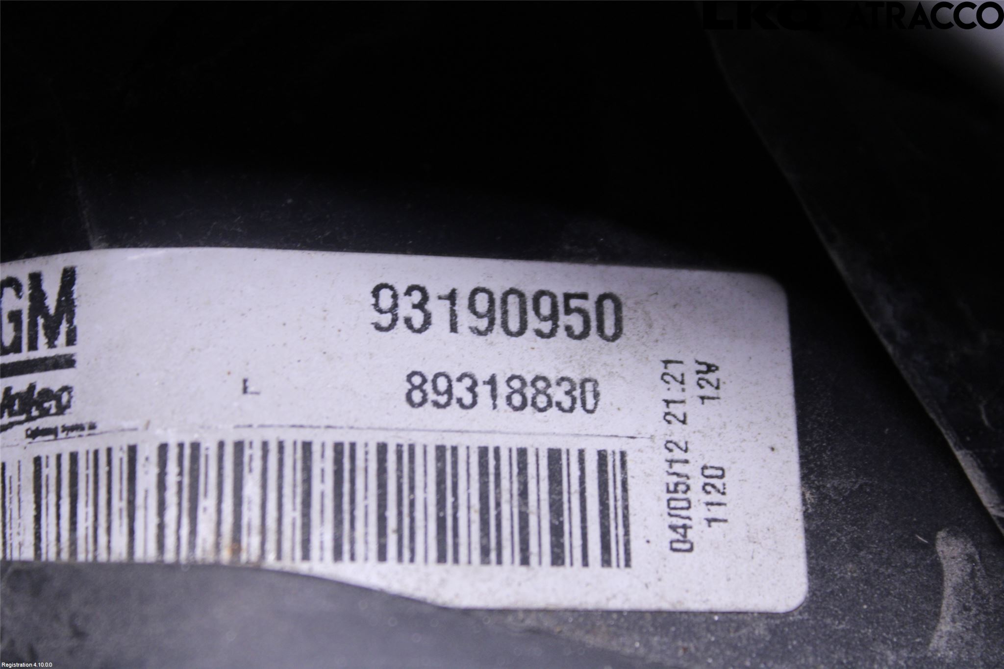 Opel CORSA D 07-14 Baklykt Venstre
