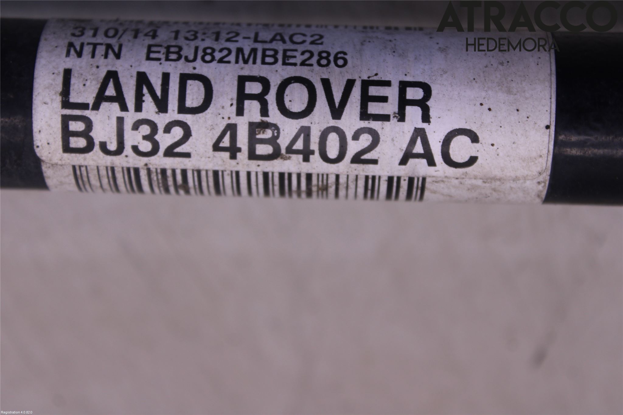 Landrover LAND ROVER RANGE ROVER EVOQUE (L538) 11-18 Drivaksel Bak Kompl Høyre