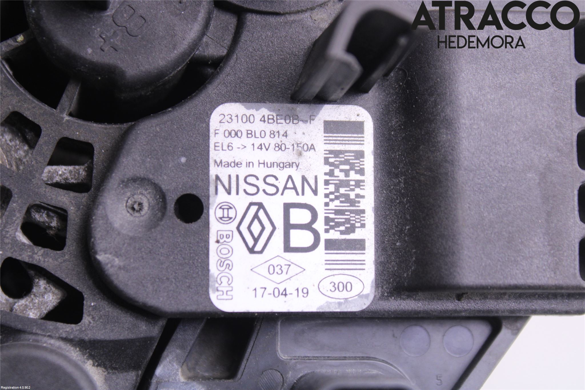 Nissan QASHQAI 14-17 Dynamo