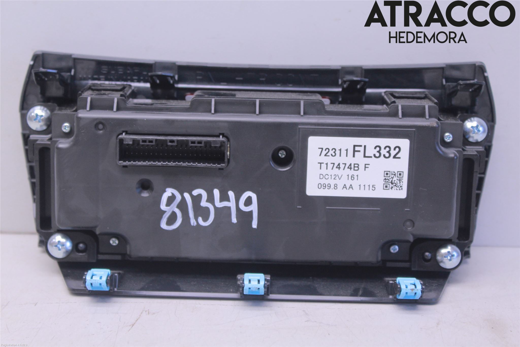 Subaru XV 18-22 Varme Ac Betjening-Display