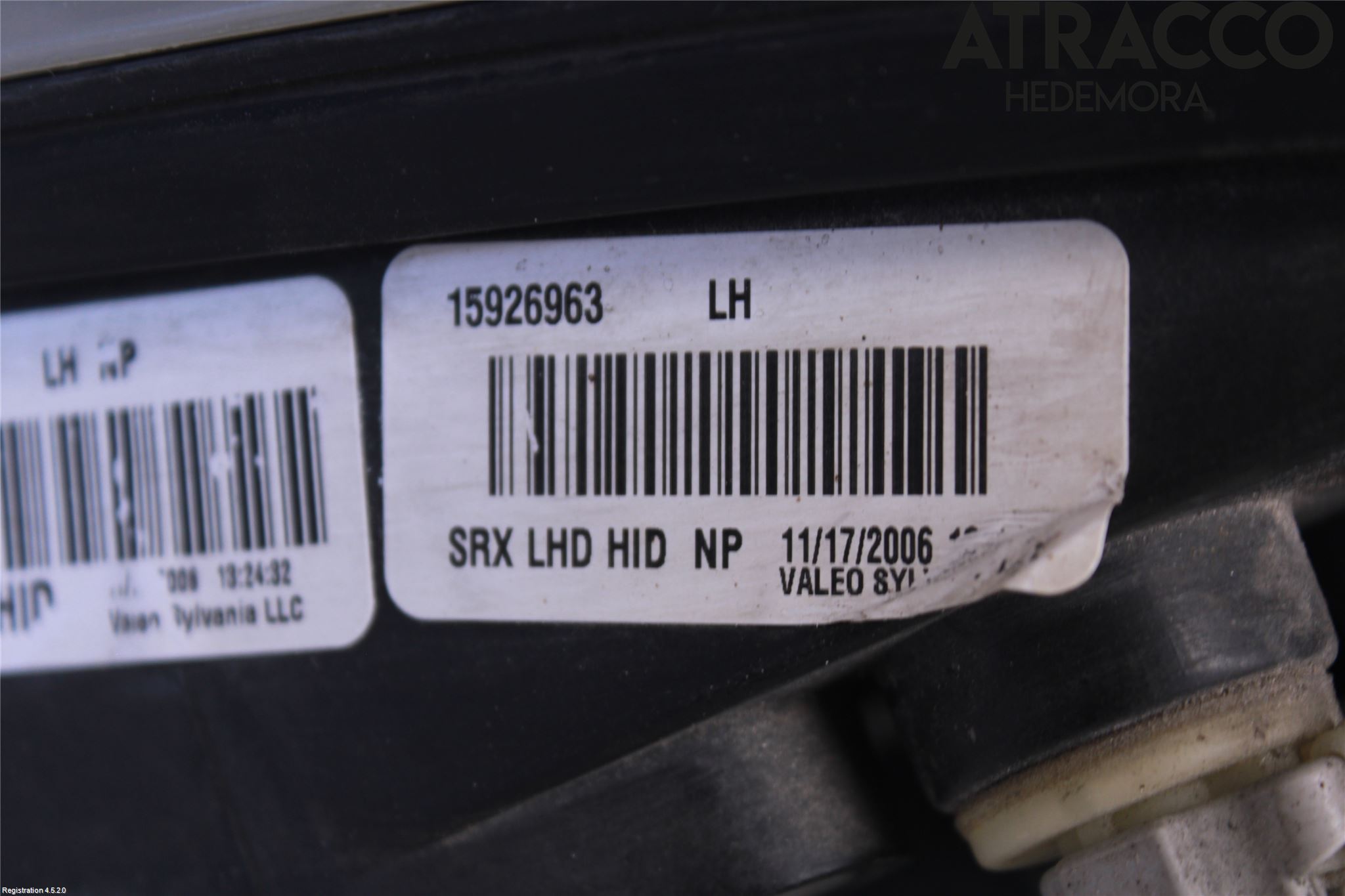 Cadillac SRX Frontlykter
